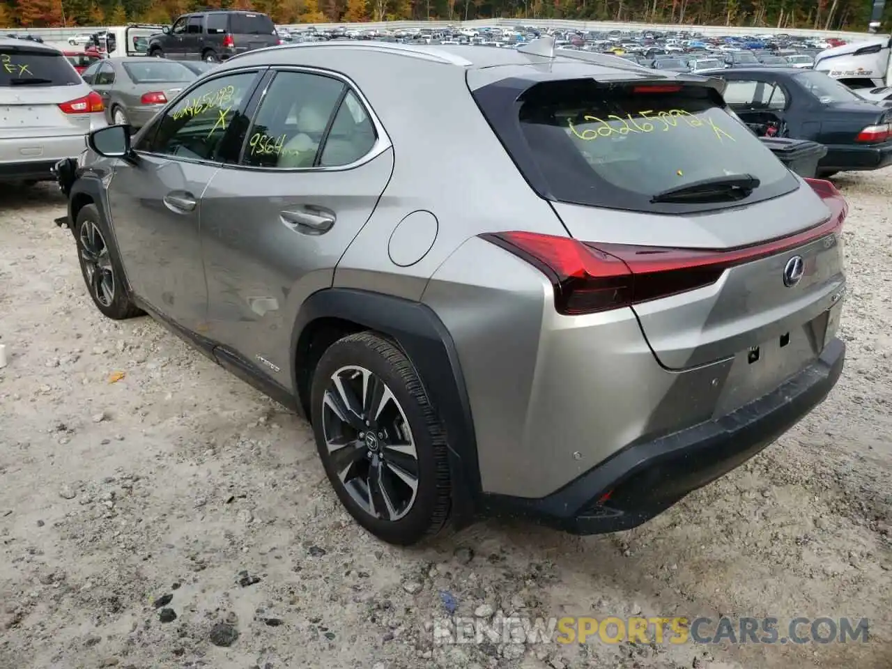 3 Photograph of a damaged car JTHP9JBH9M2040194 LEXUS UX 250H 2021