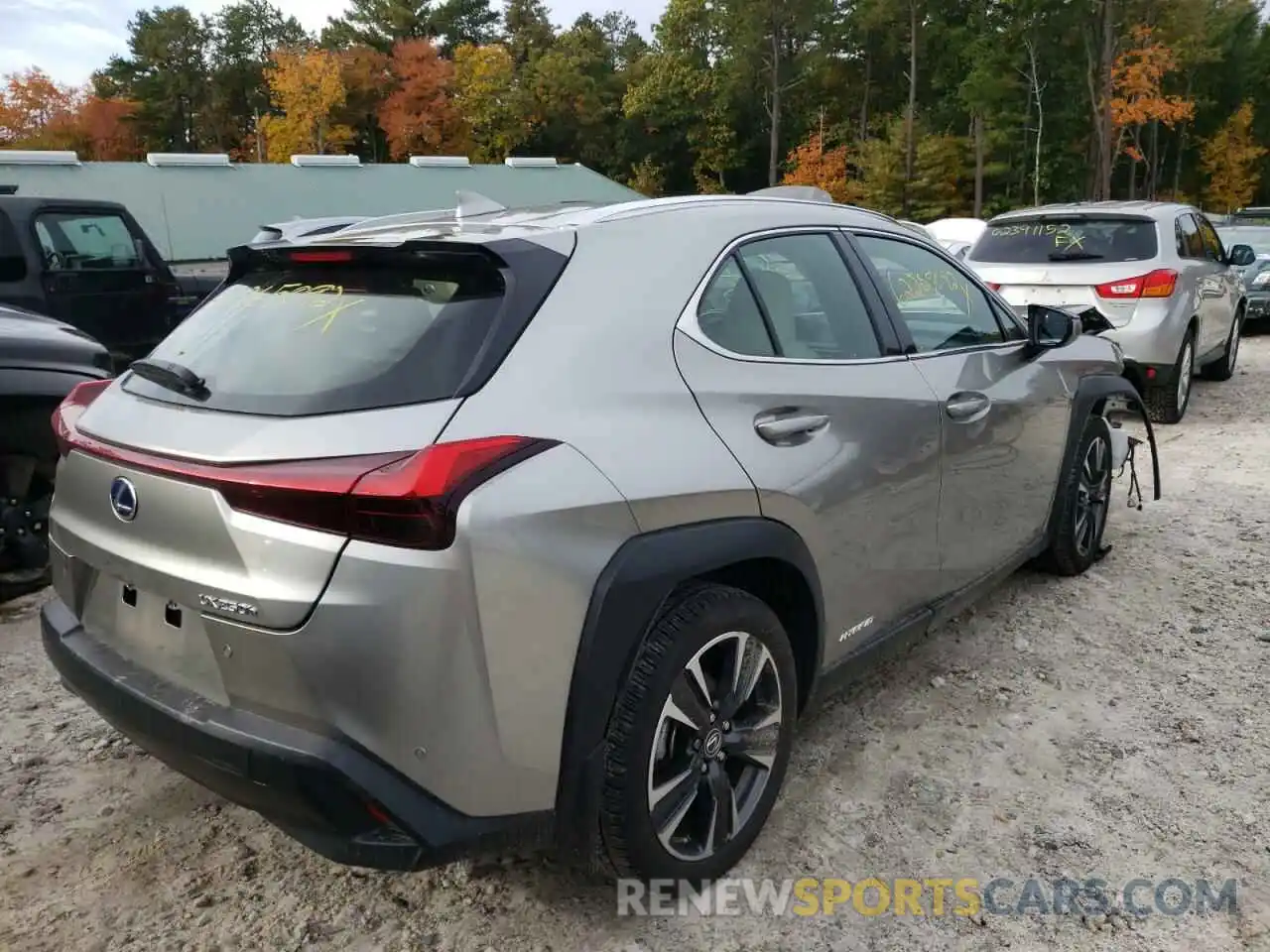 4 Photograph of a damaged car JTHP9JBH9M2040194 LEXUS UX 250H 2021