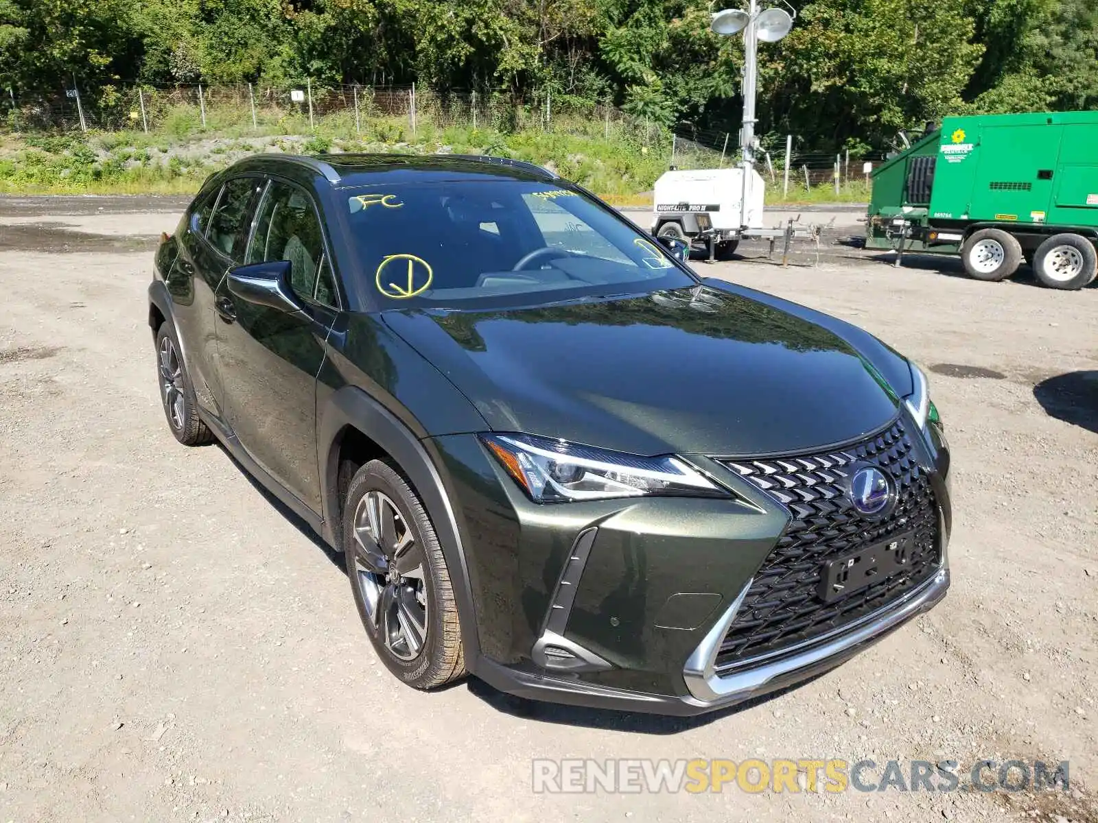 1 Photograph of a damaged car JTHP9JBH9M2050174 LEXUS UX 250H 2021