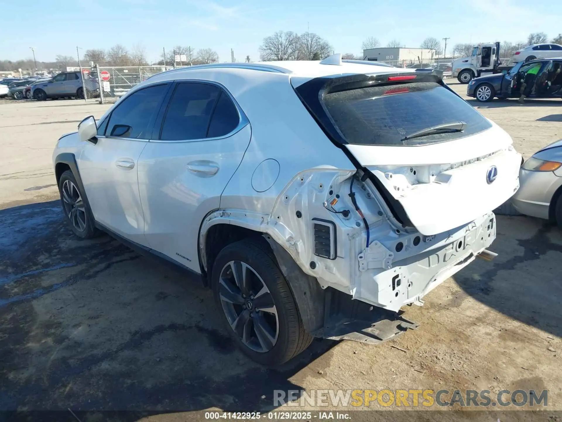 3 Photograph of a damaged car JTHP9JBH9M2051101 LEXUS UX 250H 2021