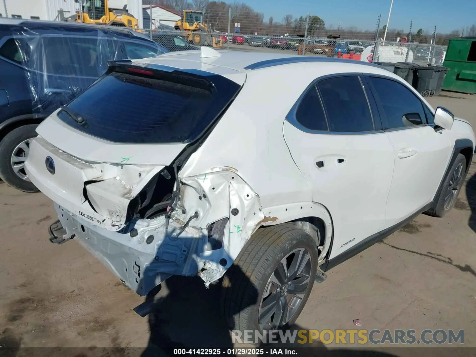 4 Photograph of a damaged car JTHP9JBH9M2051101 LEXUS UX 250H 2021