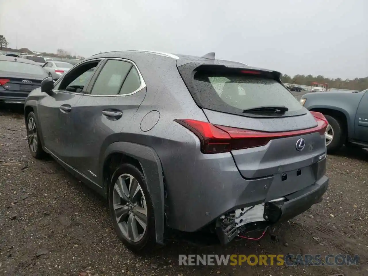 3 Photograph of a damaged car JTHP9JBHXM2037529 LEXUS UX 250H 2021