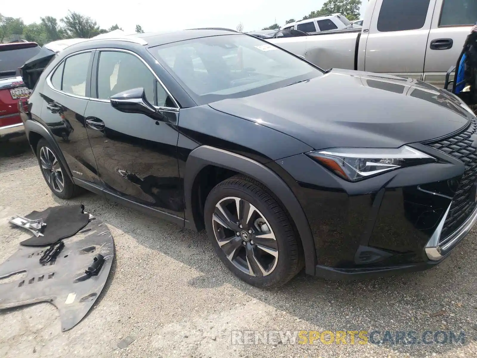 1 Photograph of a damaged car JTHP9JBHXM2038731 LEXUS UX 250H 2021