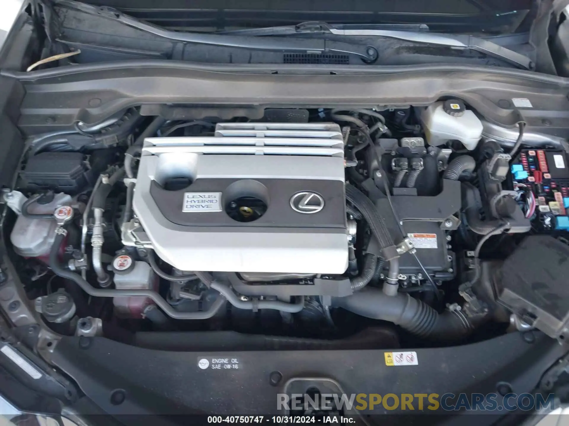 10 Photograph of a damaged car JTHP9JBHXM2039653 LEXUS UX 250H 2021