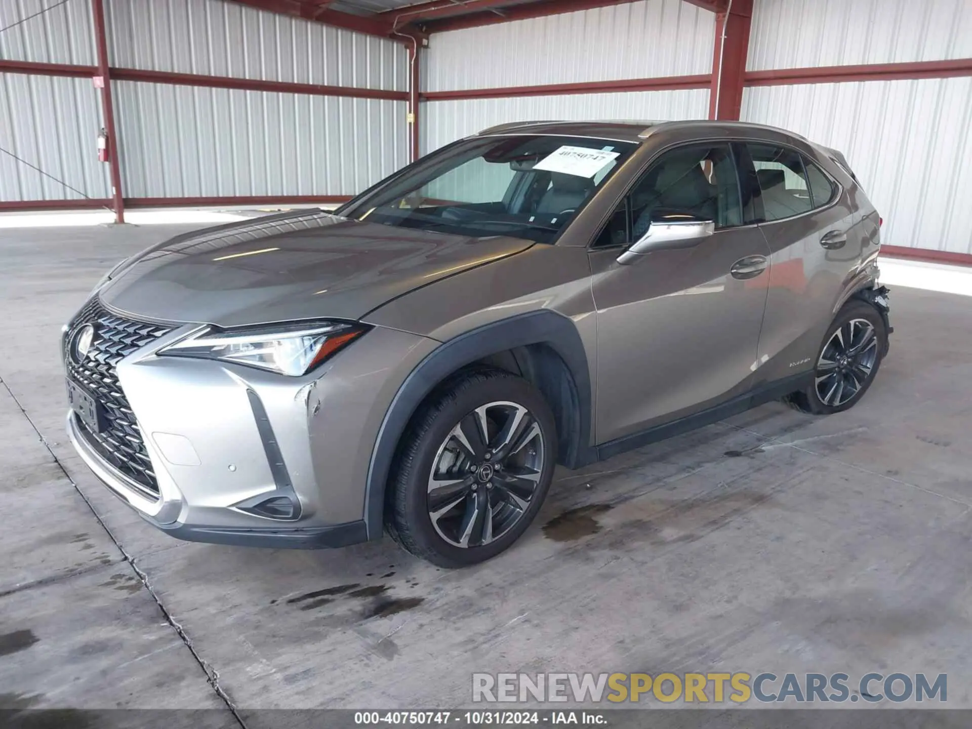 2 Photograph of a damaged car JTHP9JBHXM2039653 LEXUS UX 250H 2021