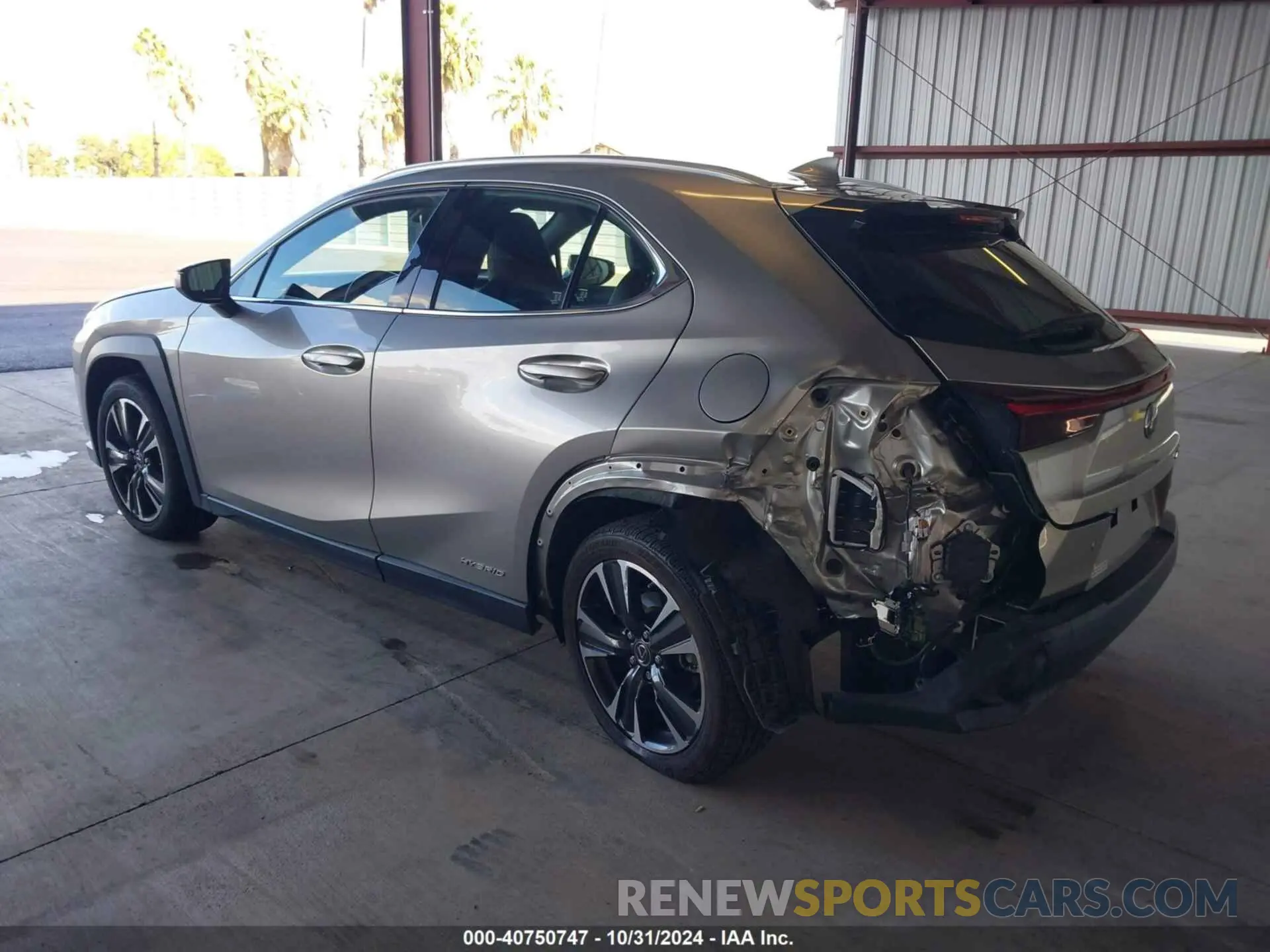 3 Photograph of a damaged car JTHP9JBHXM2039653 LEXUS UX 250H 2021