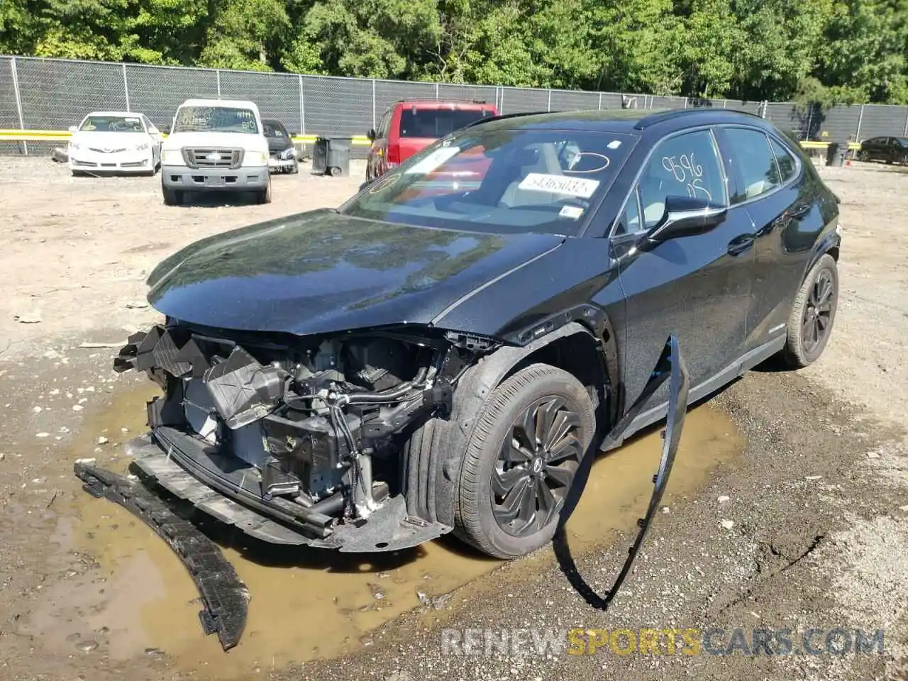 2 Photograph of a damaged car JTHP9JBHXM2045694 LEXUS UX 250H 2021