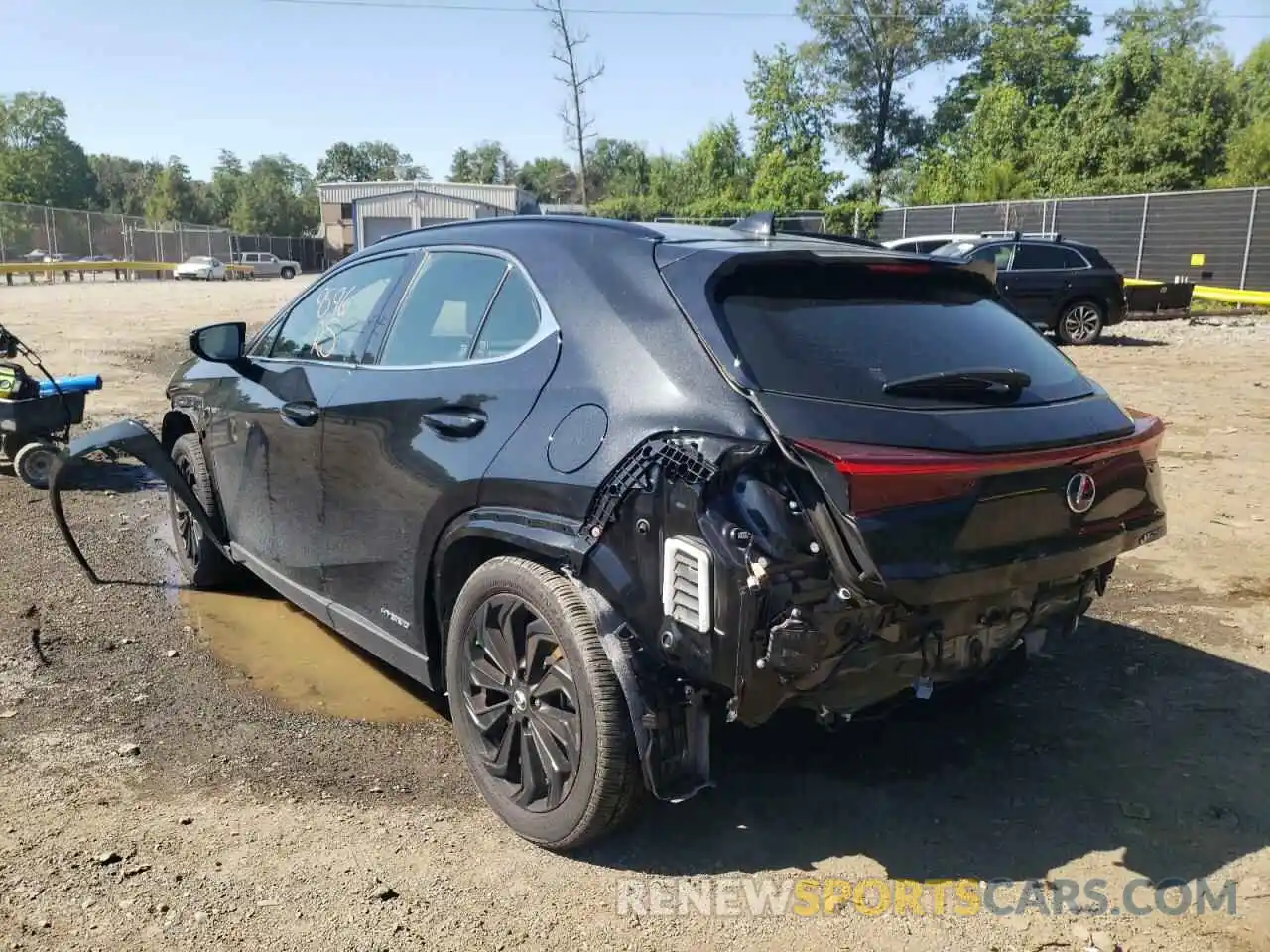 3 Photograph of a damaged car JTHP9JBHXM2045694 LEXUS UX 250H 2021