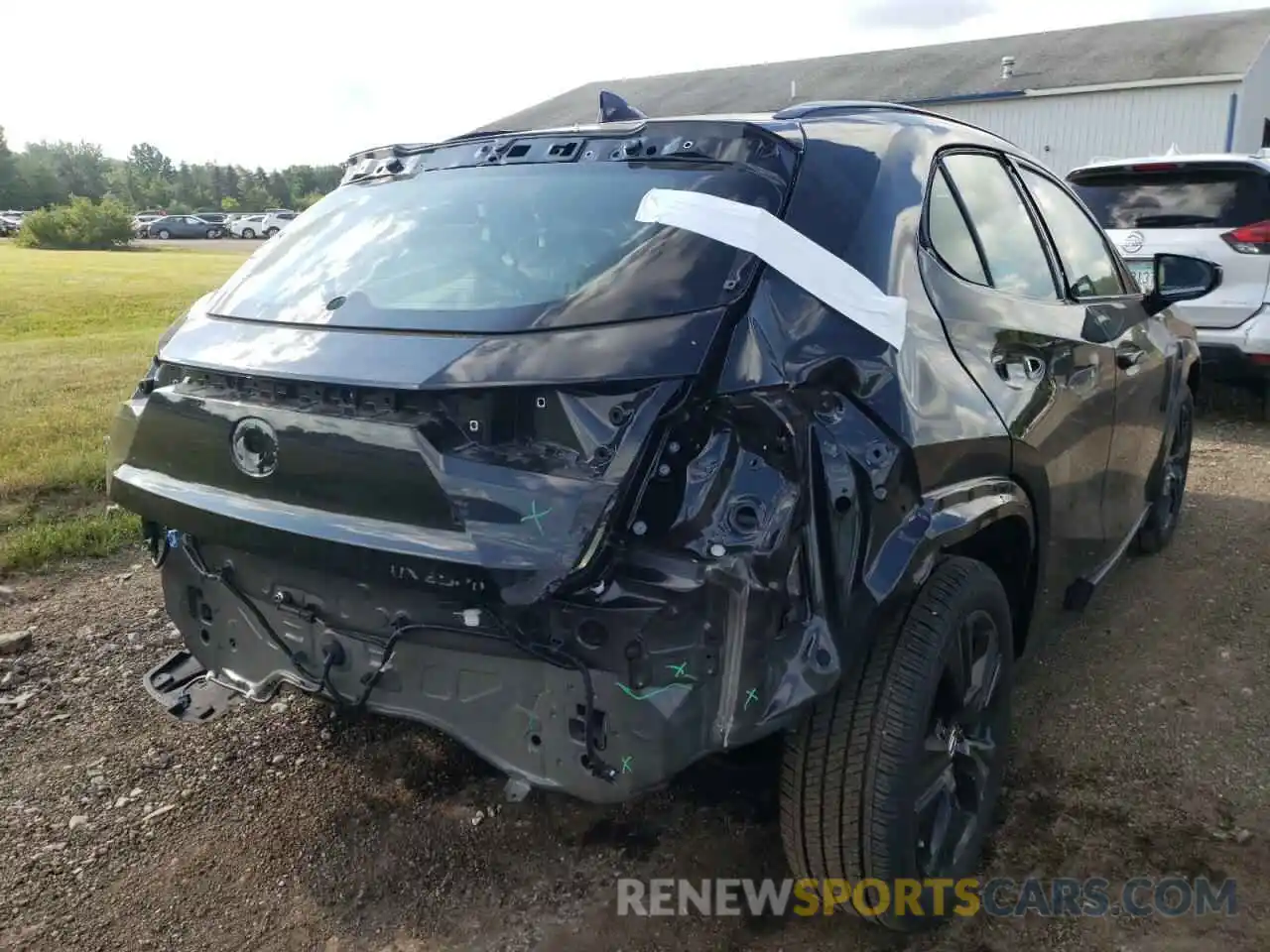 4 Photograph of a damaged car JTHP9JBHXM2046215 LEXUS UX 250H 2021