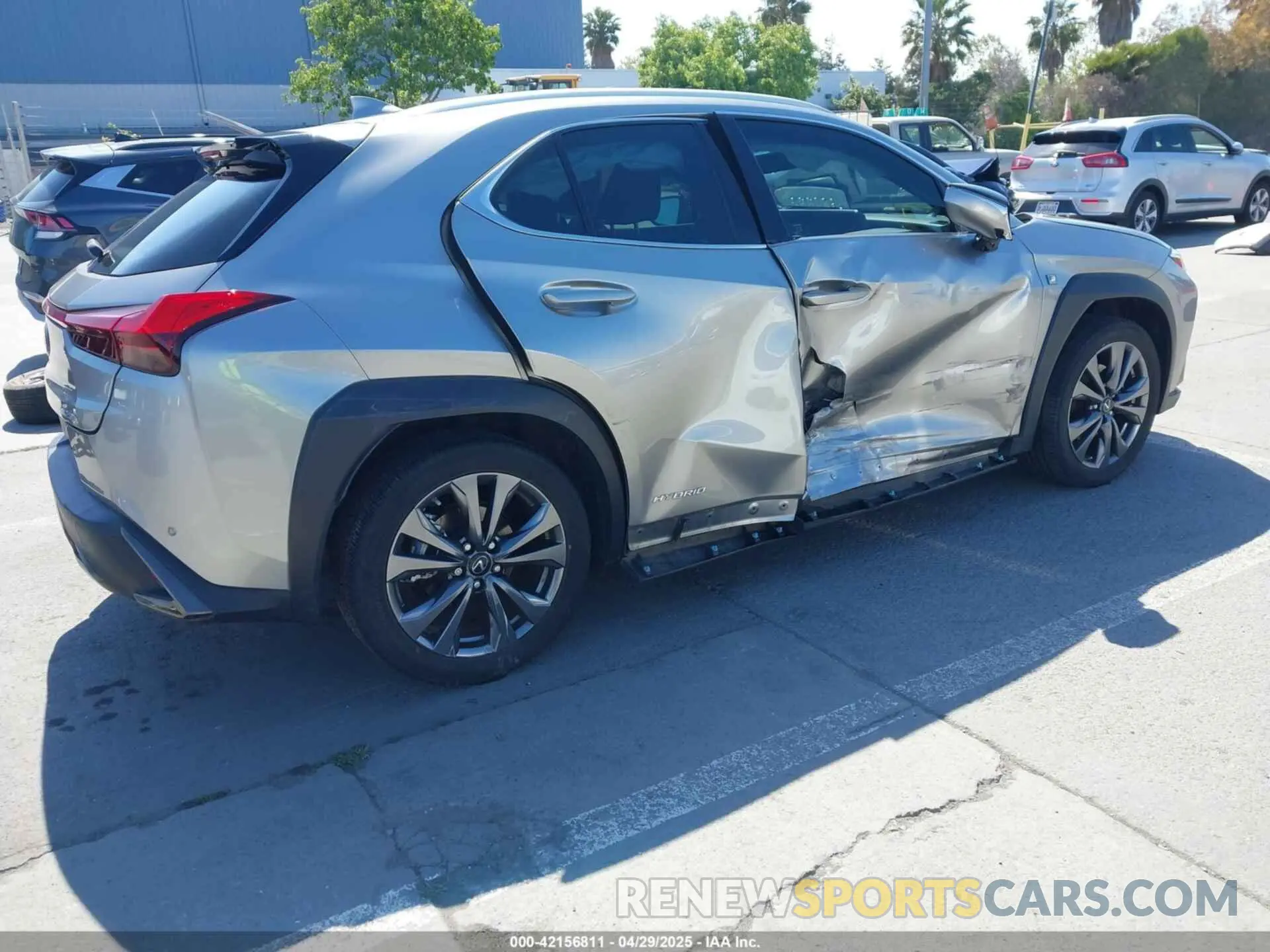 4 Photograph of a damaged car JTHR9JBH0M2037127 LEXUS UX 250H 2021