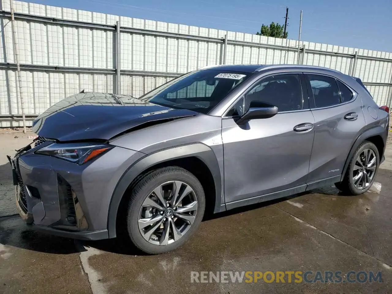1 Photograph of a damaged car JTHR9JBH2M2037534 LEXUS UX 250H 2021