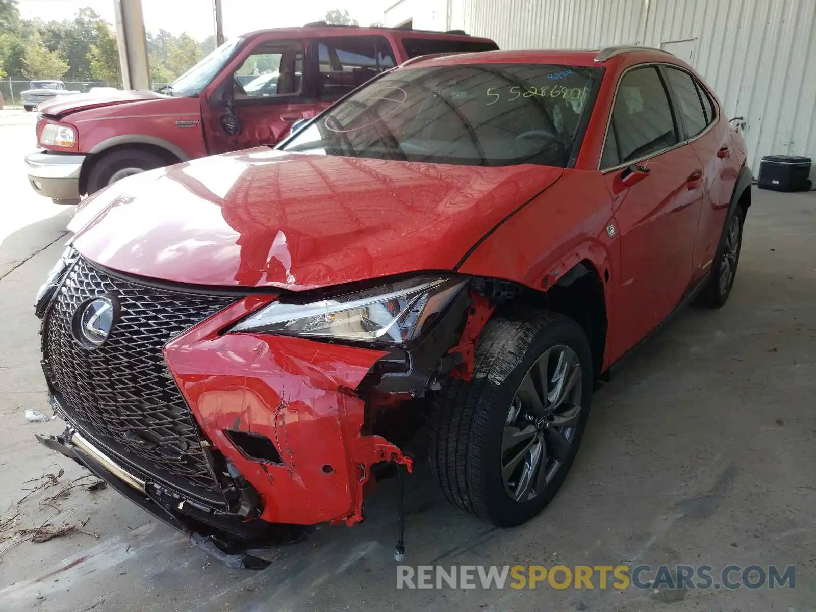 2 Photograph of a damaged car JTHR9JBH2M2039445 LEXUS UX 250H 2021