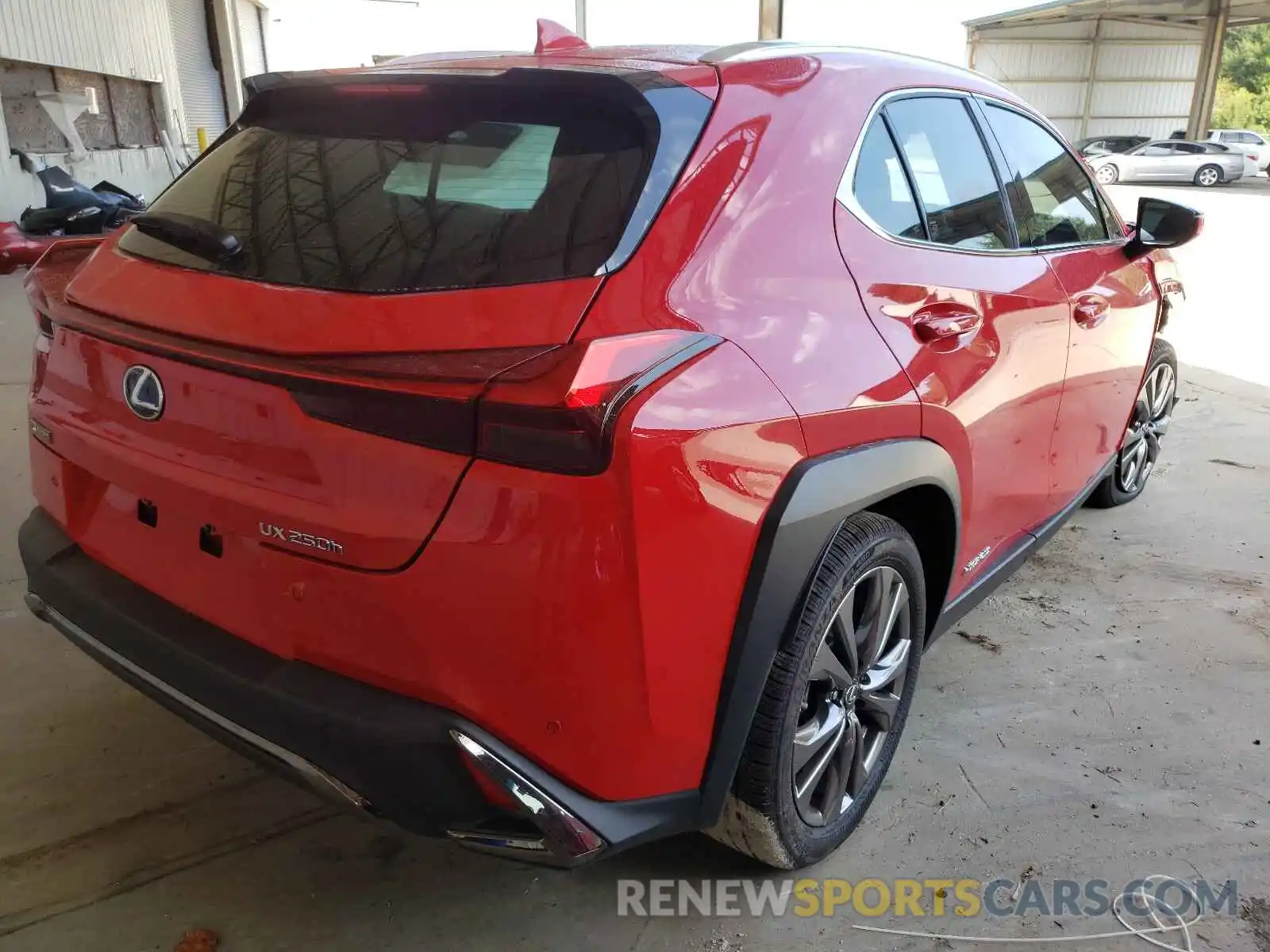 4 Photograph of a damaged car JTHR9JBH2M2039445 LEXUS UX 250H 2021