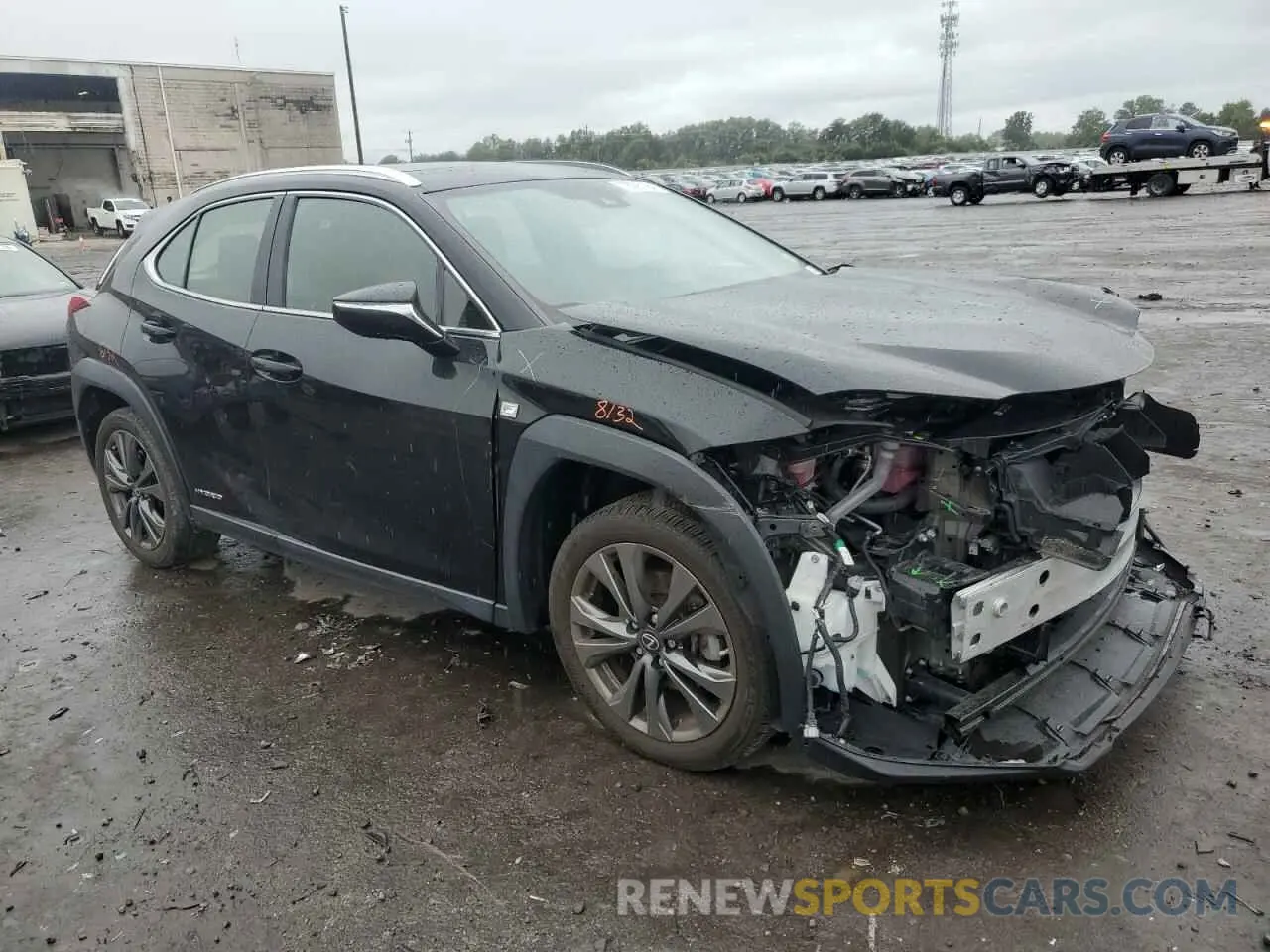 4 Photograph of a damaged car JTHR9JBH2M2054396 LEXUS UX 250H 2021