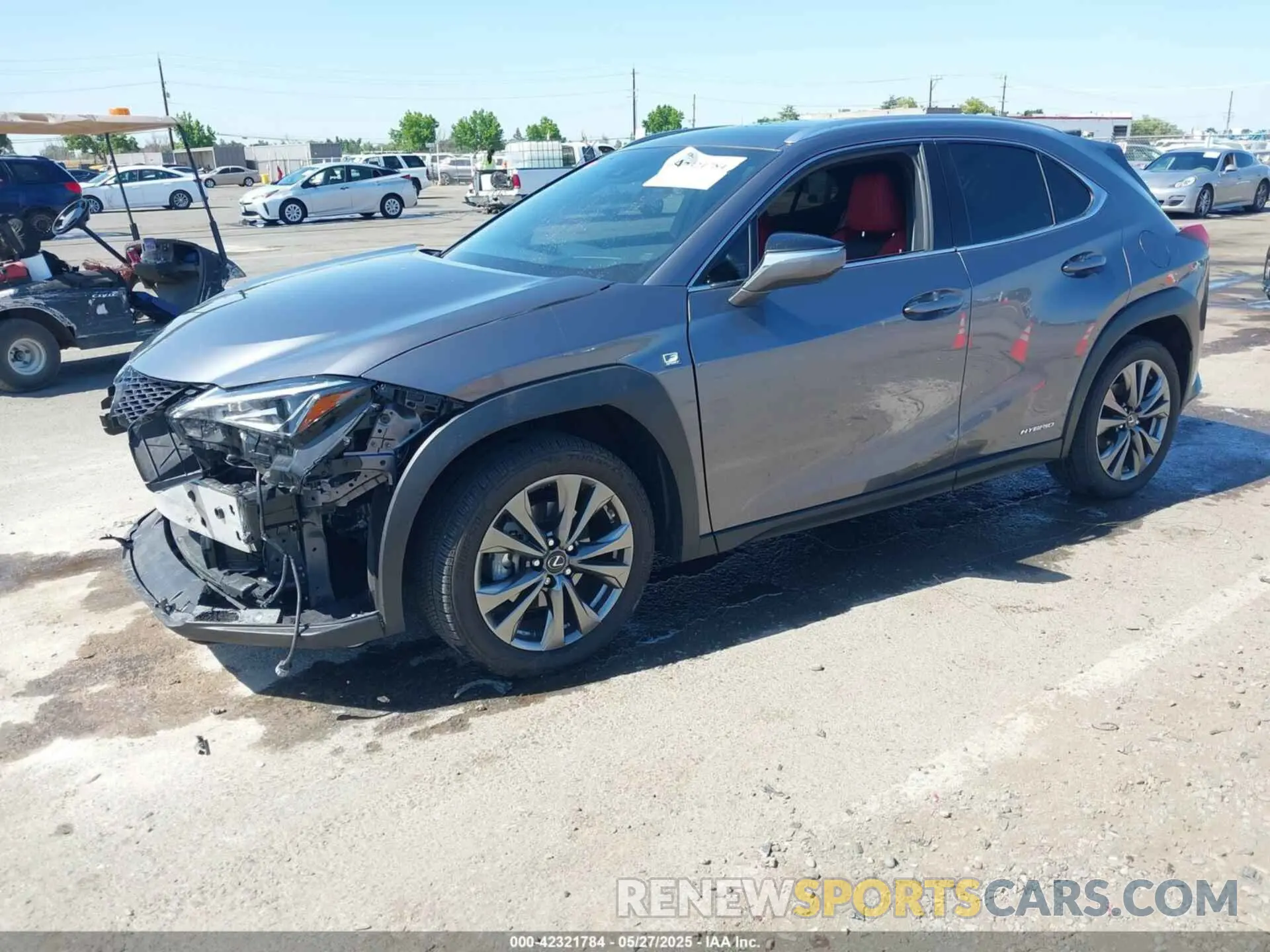 2 Photograph of a damaged car JTHR9JBH3M2052706 LEXUS UX 250H 2021
