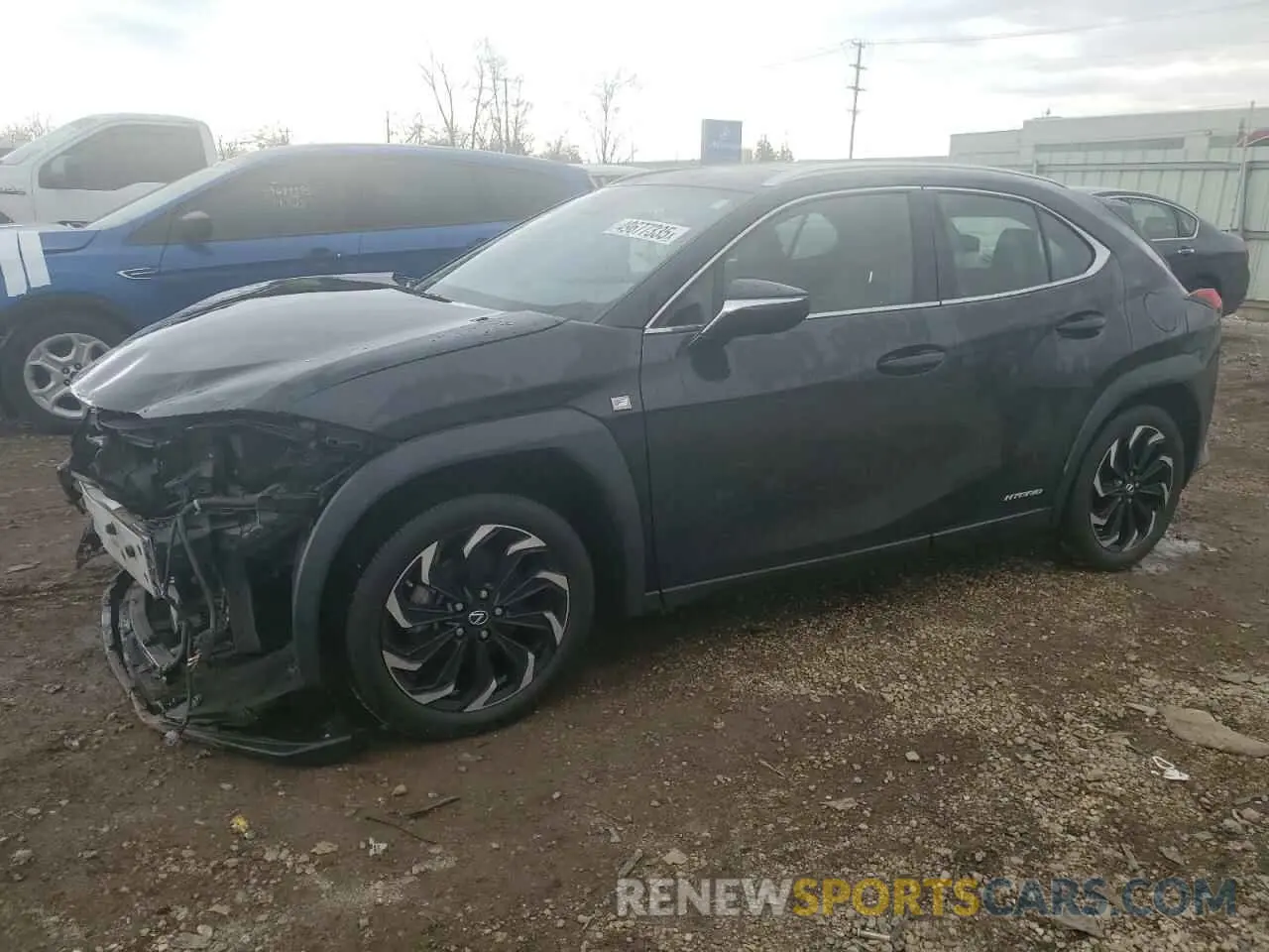 1 Photograph of a damaged car JTHR9JBH7M2041966 LEXUS UX 250H 2021