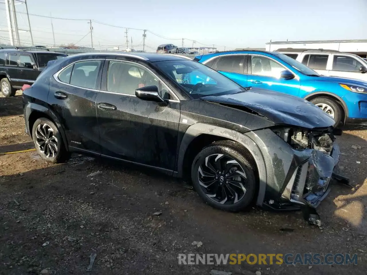 4 Photograph of a damaged car JTHR9JBH7M2041966 LEXUS UX 250H 2021