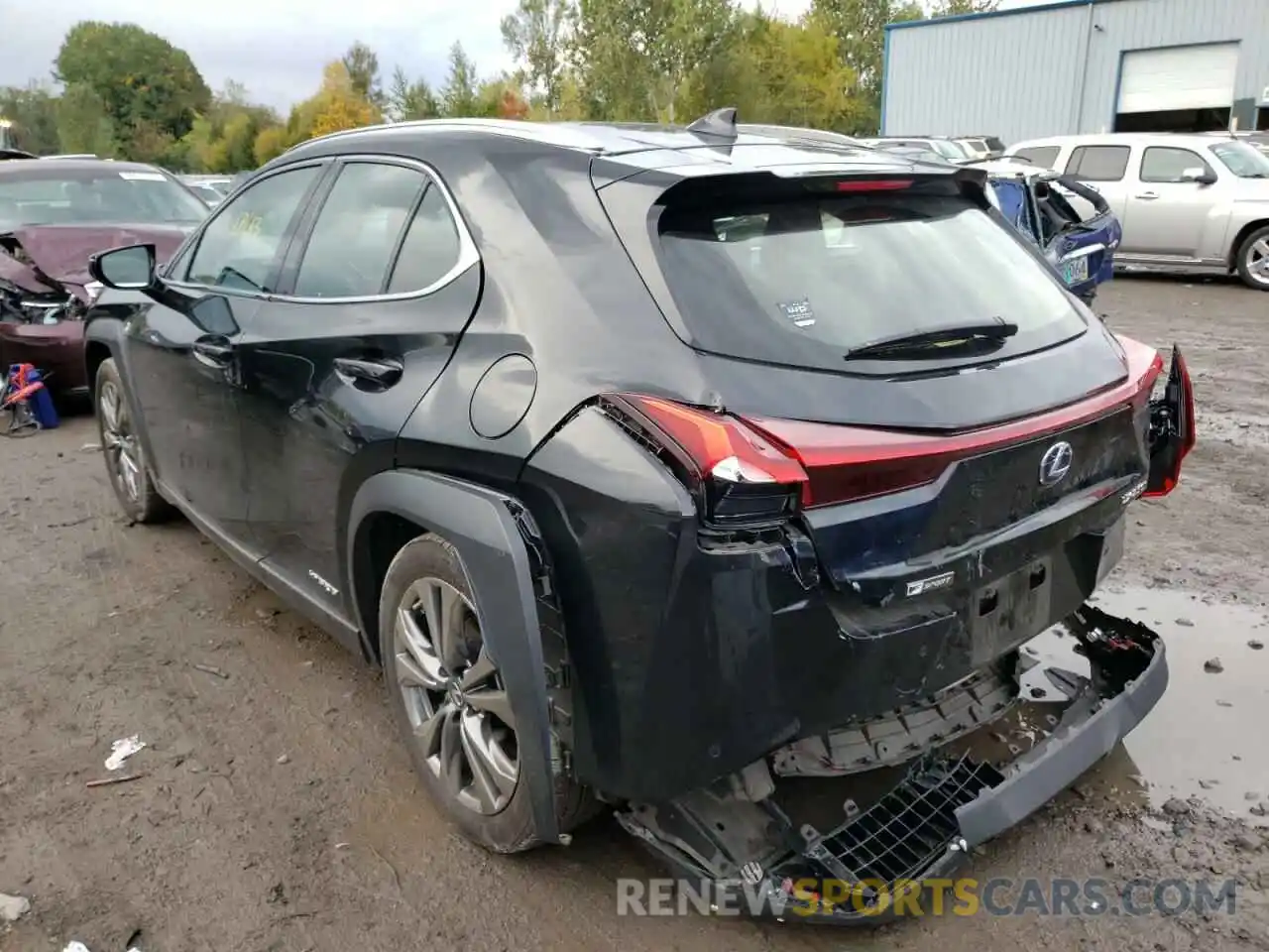 3 Photograph of a damaged car JTHR9JBH7M2050747 LEXUS UX 250H 2021