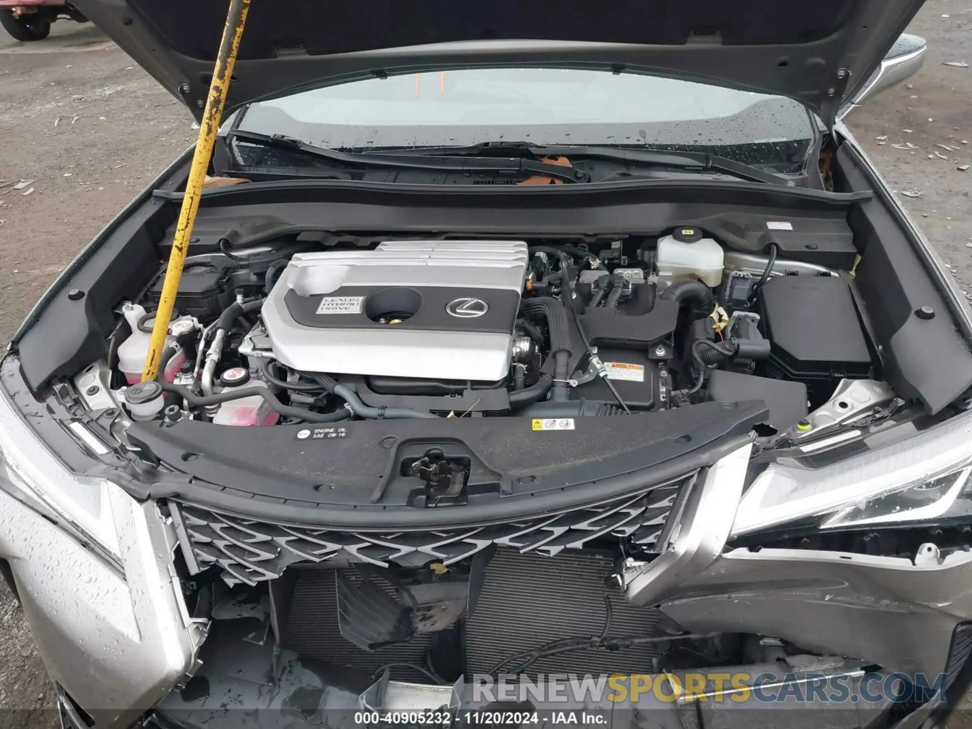 10 Photograph of a damaged car JTHR9JBH9M2041385 LEXUS UX 250H 2021