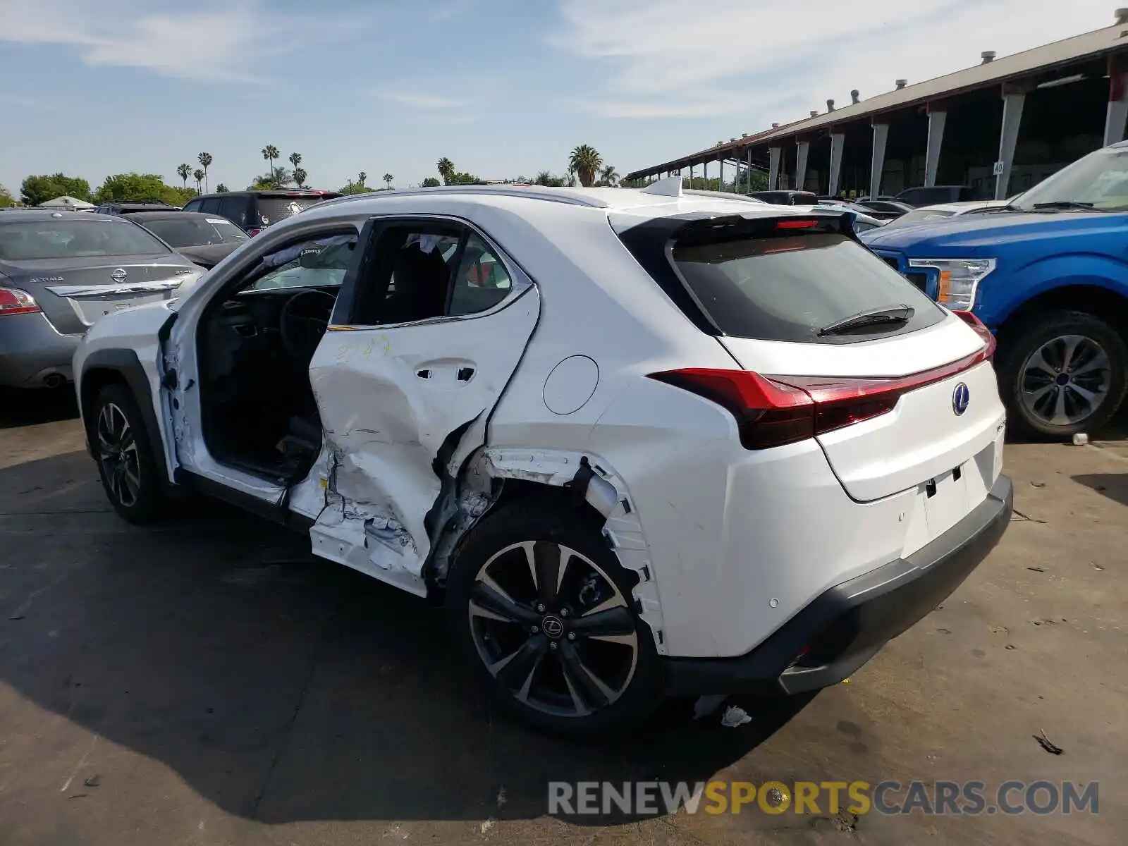 3 Photograph of a damaged car JTHX9JBH0M2042691 LEXUS UX 250H 2021