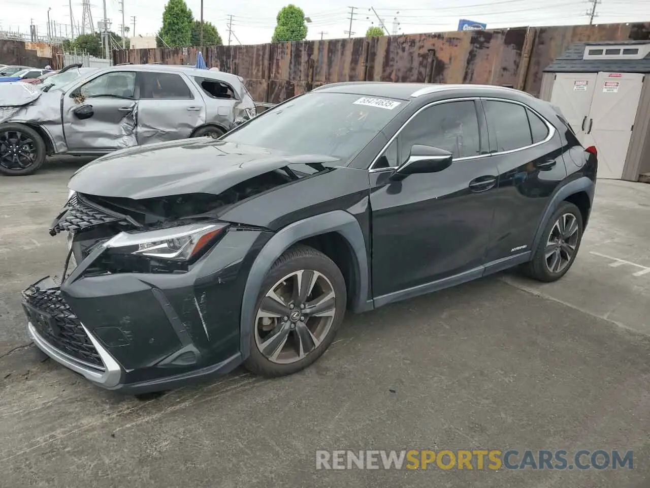 1 Photograph of a damaged car JTHX9JBH0M2045963 LEXUS UX 250H 2021