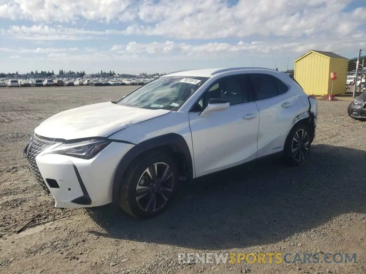 1 Photograph of a damaged car JTHX9JBH0M2053576 LEXUS UX 250H 2021