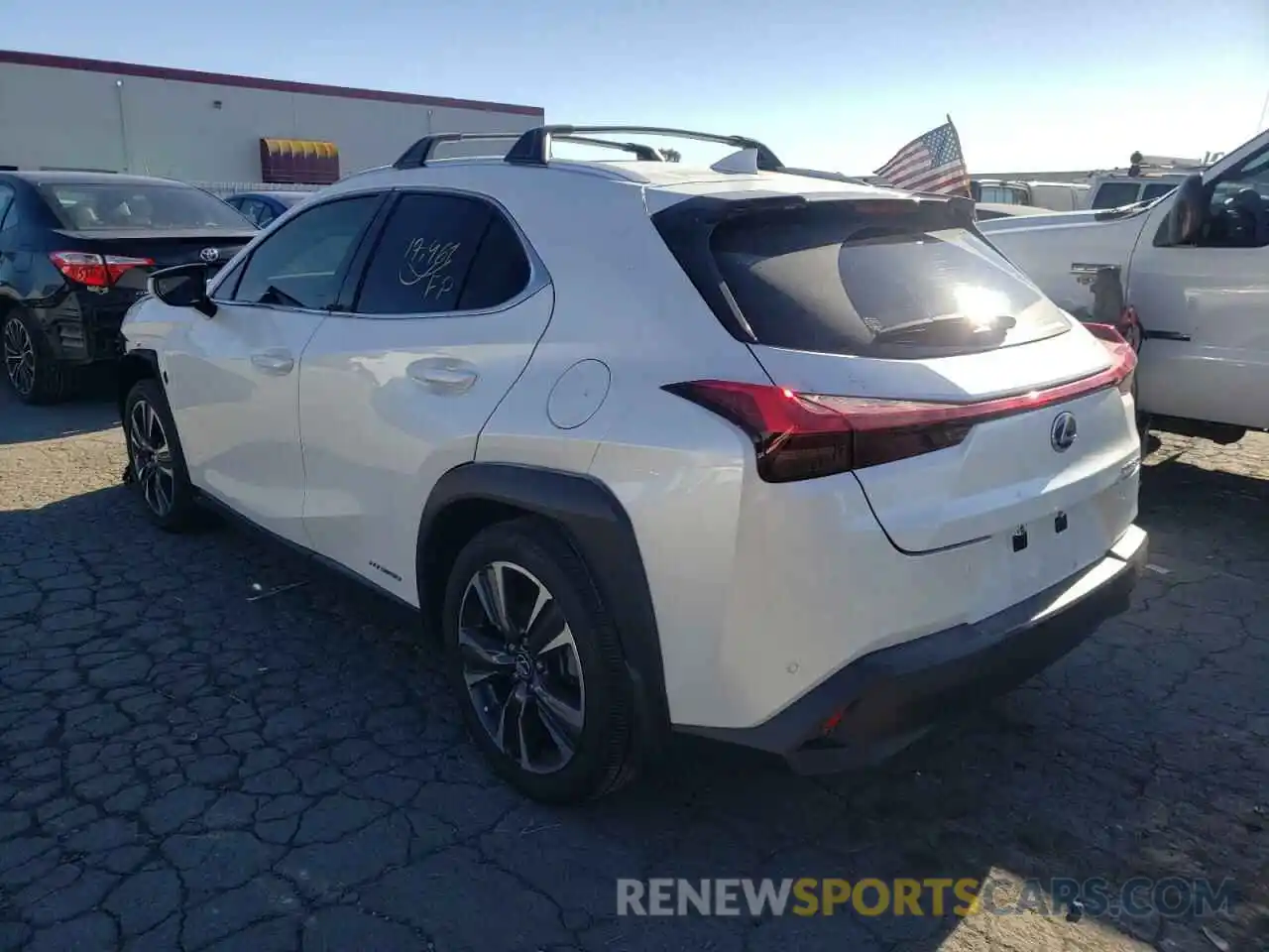 3 Photograph of a damaged car JTHX9JBH1M2040433 LEXUS UX 250H 2021