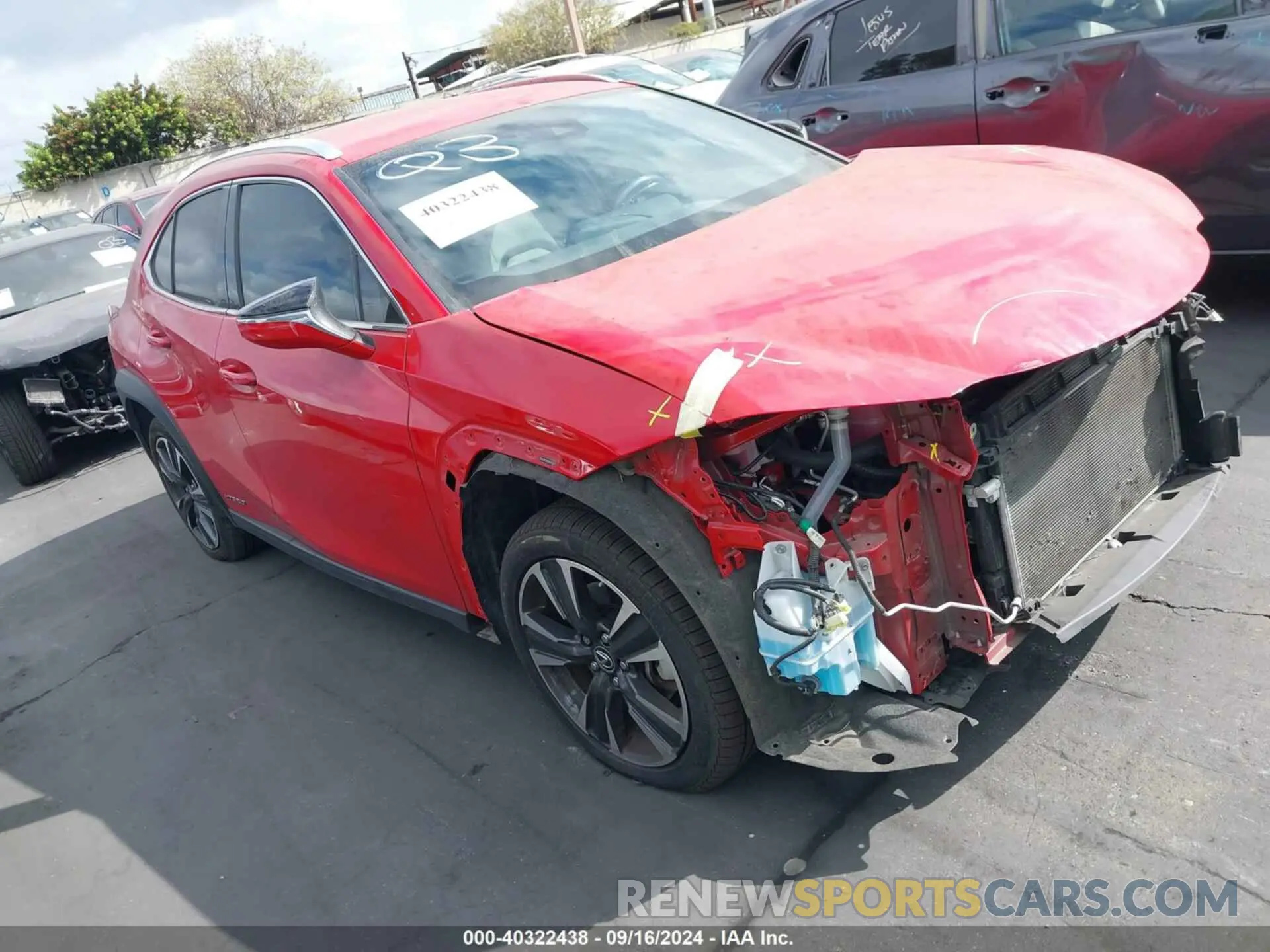 1 Photograph of a damaged car JTHX9JBH2M2049464 LEXUS UX 250H 2021