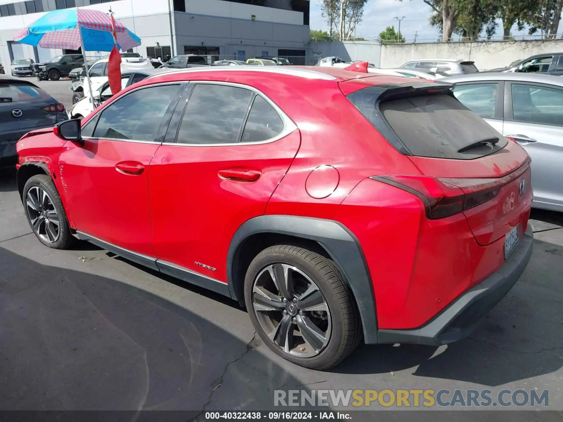 3 Photograph of a damaged car JTHX9JBH2M2049464 LEXUS UX 250H 2021