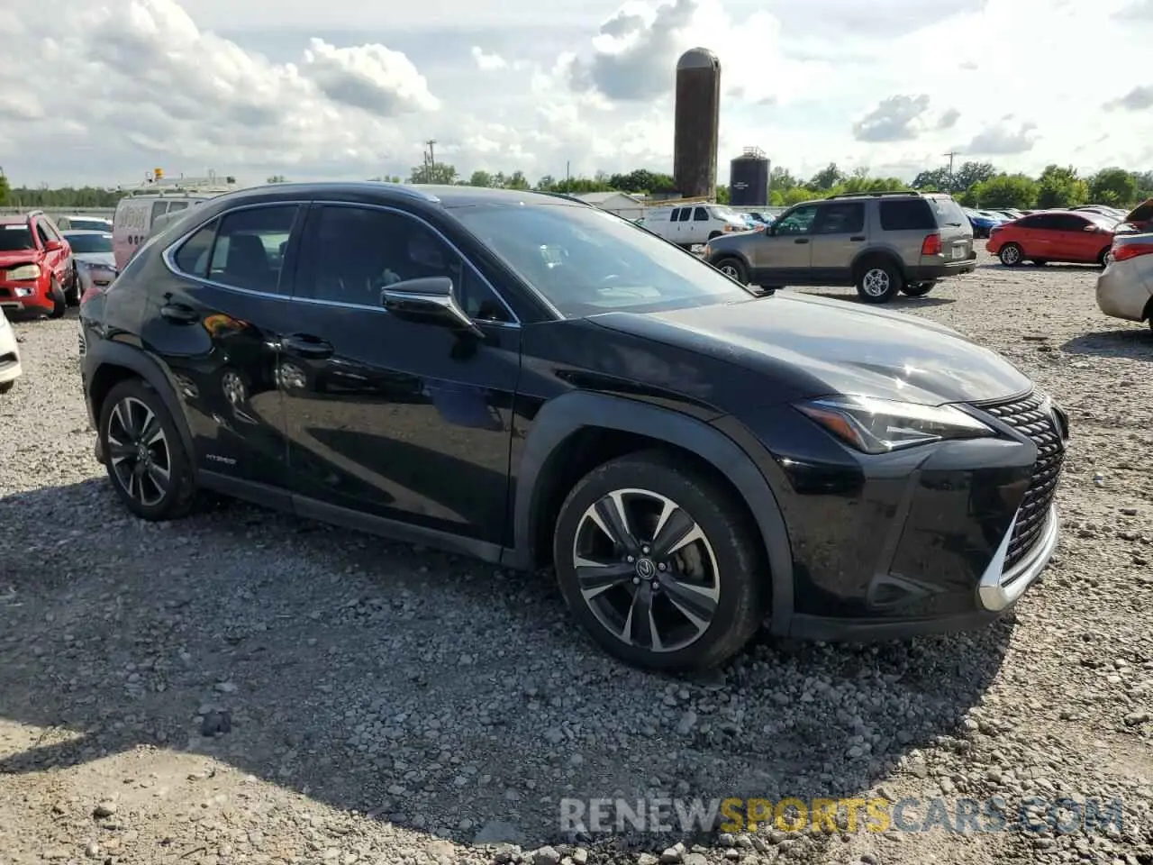 4 Photograph of a damaged car JTHX9JBH2M2049657 LEXUS UX 250H 2021