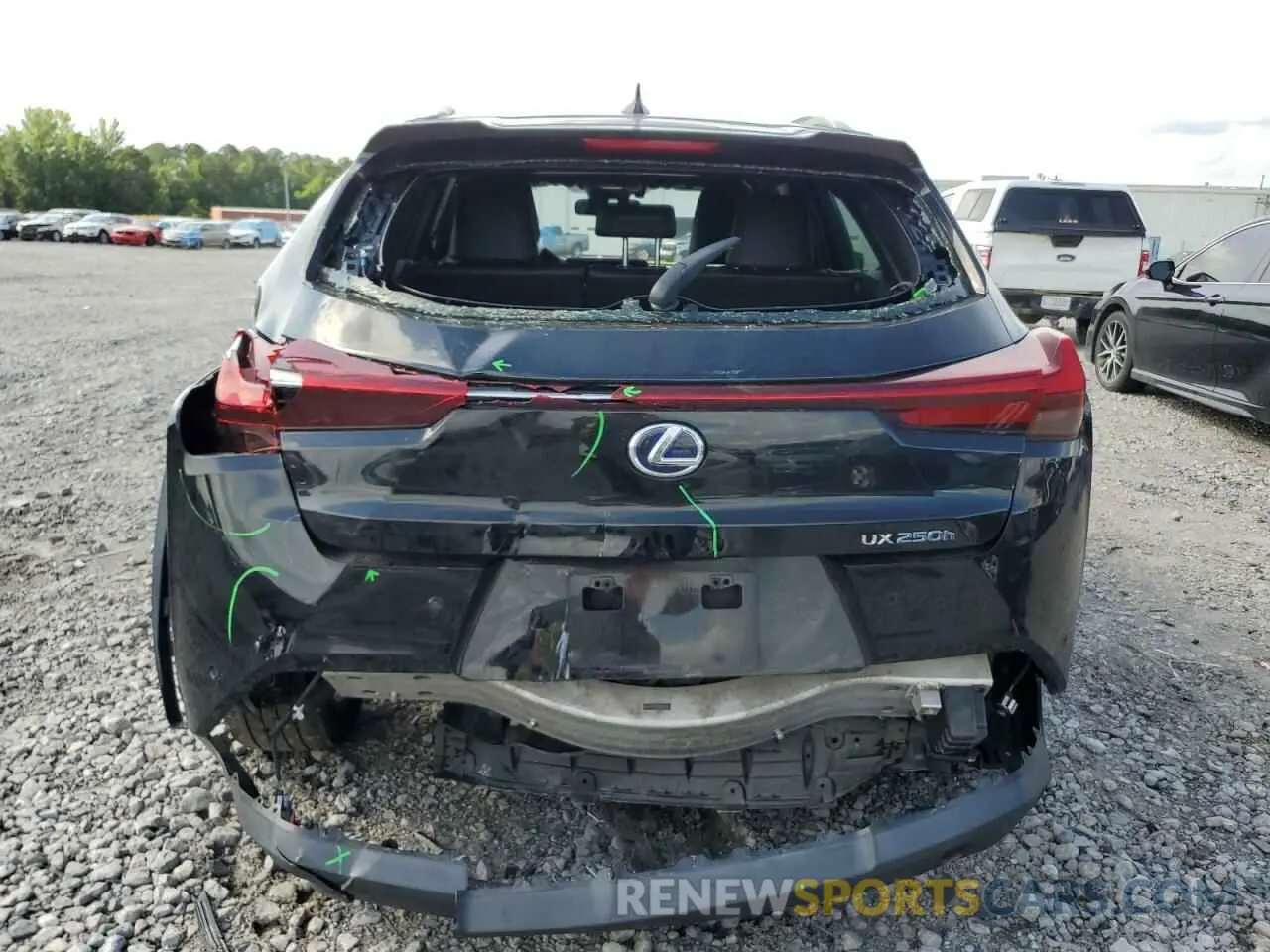 6 Photograph of a damaged car JTHX9JBH2M2049657 LEXUS UX 250H 2021
