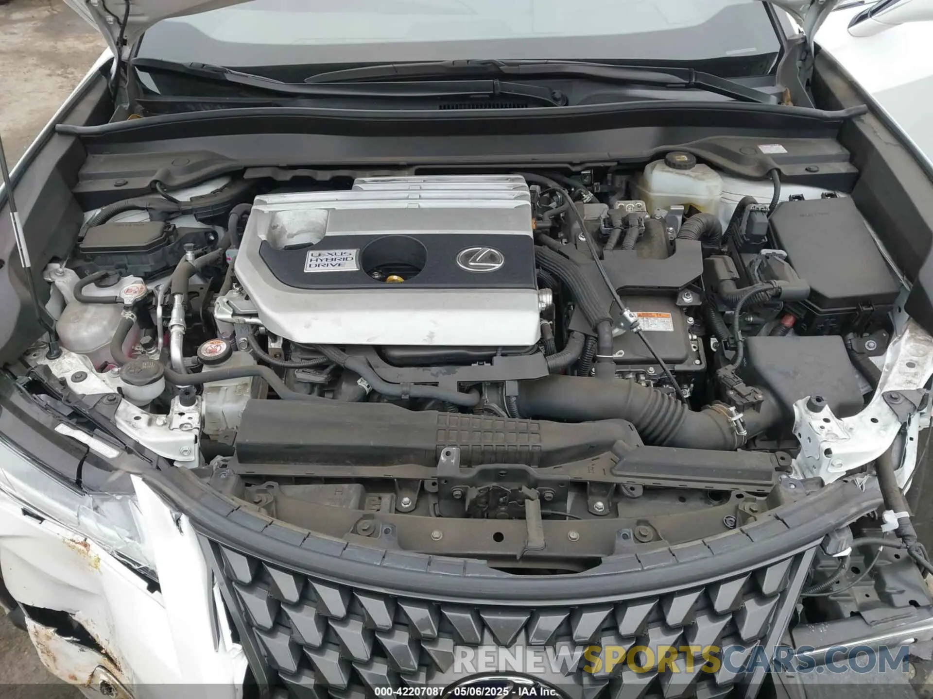 10 Photograph of a damaged car JTHX9JBH5M2038636 LEXUS UX 250H 2021