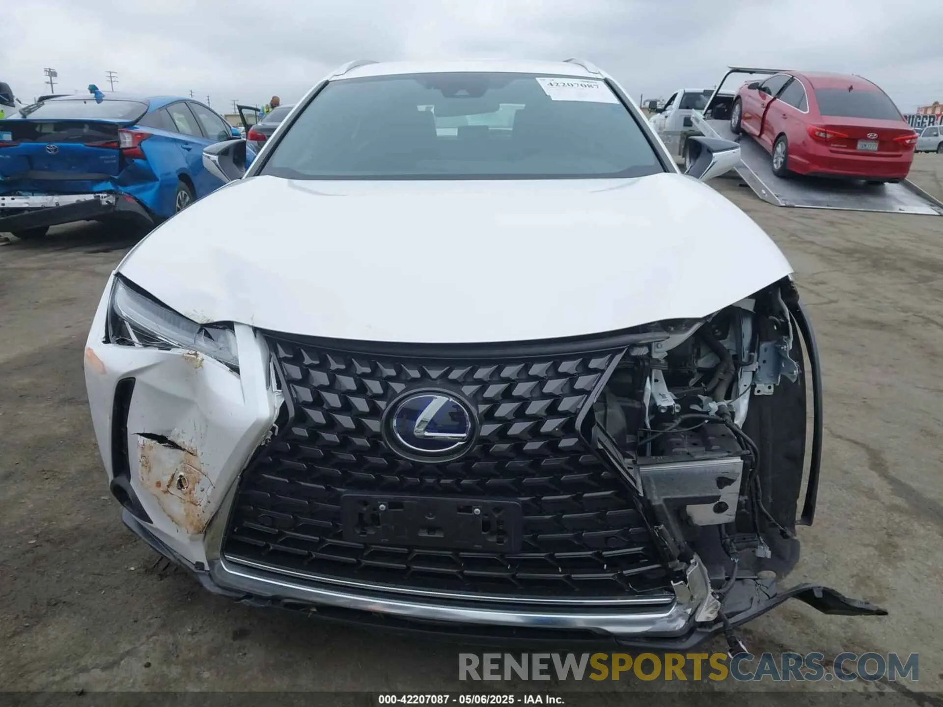 13 Photograph of a damaged car JTHX9JBH5M2038636 LEXUS UX 250H 2021