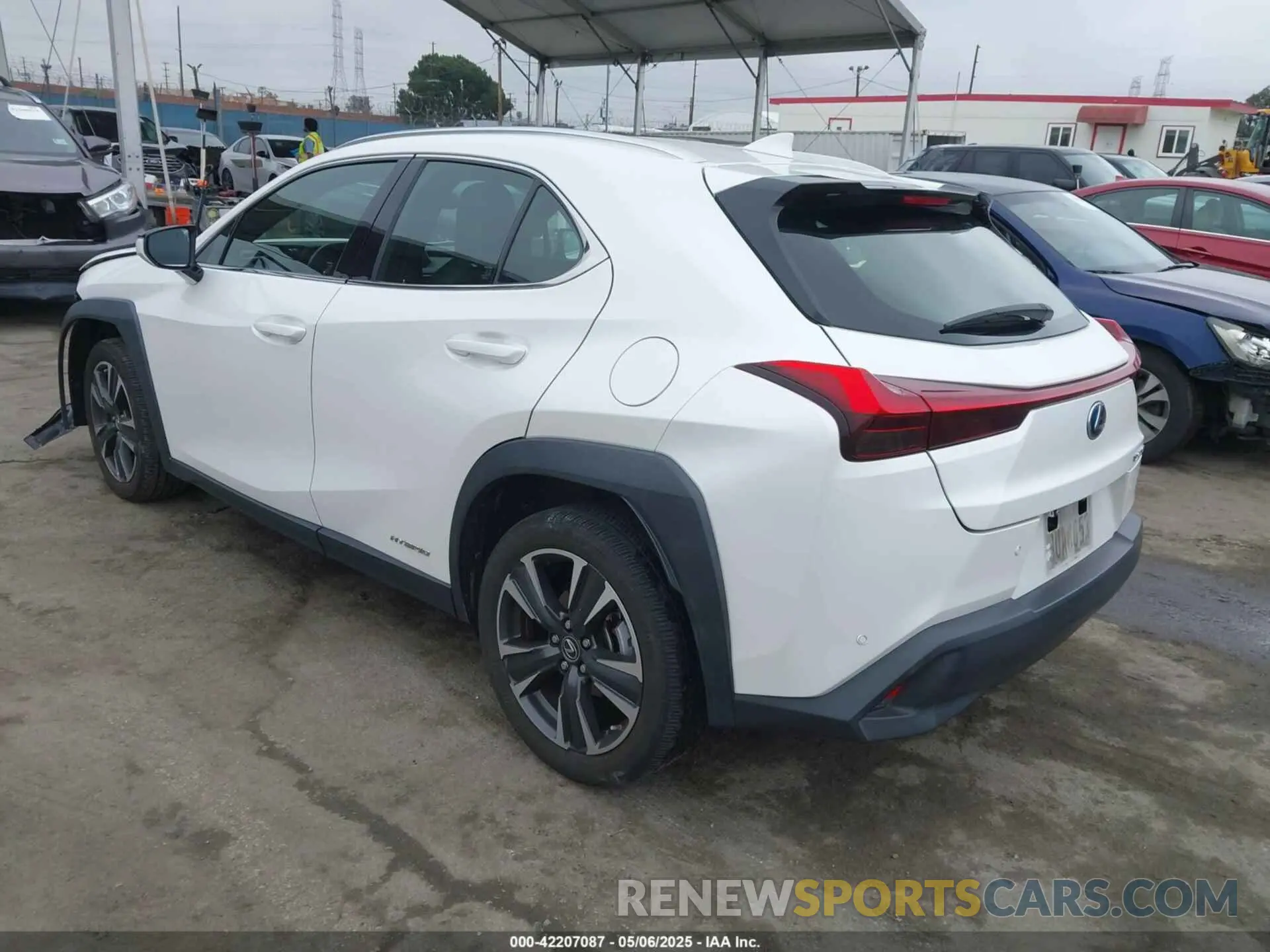 3 Photograph of a damaged car JTHX9JBH5M2038636 LEXUS UX 250H 2021