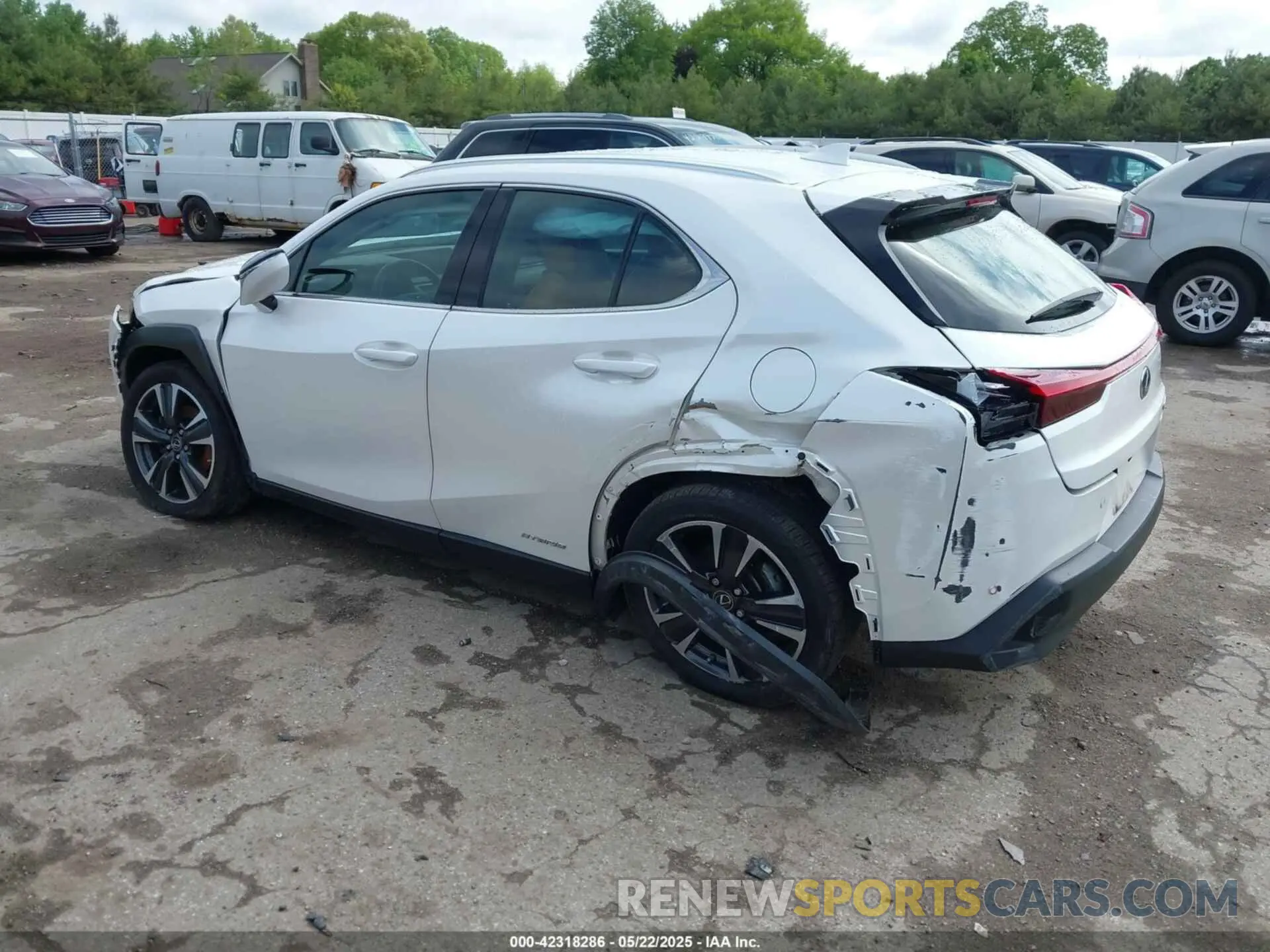 3 Photograph of a damaged car JTHX9JBH5M2051466 LEXUS UX 250H 2021