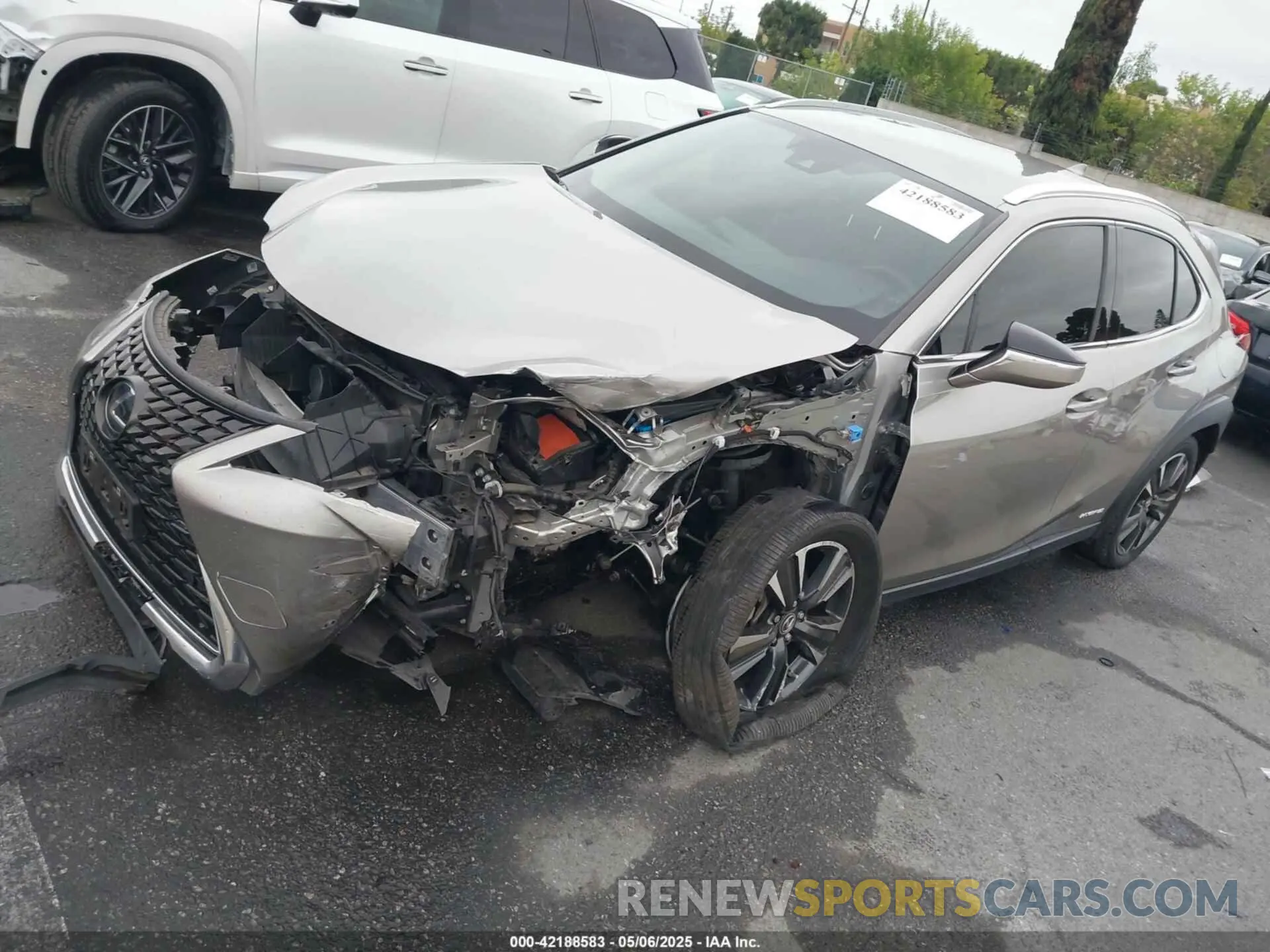 2 Photograph of a damaged car JTHX9JBH5M2051757 LEXUS UX 250H 2021