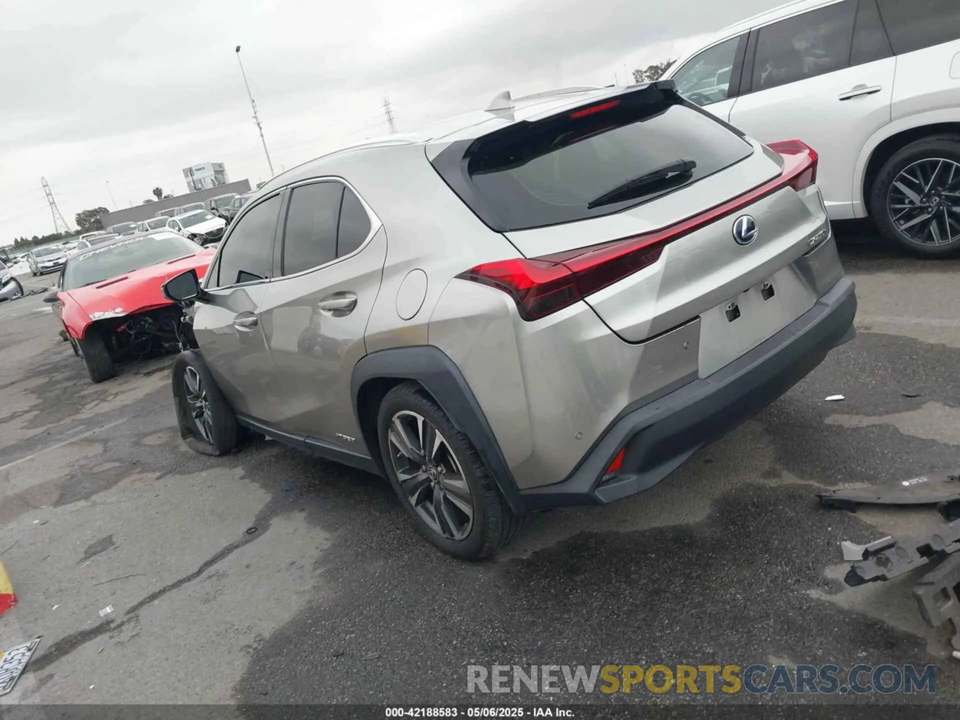 3 Photograph of a damaged car JTHX9JBH5M2051757 LEXUS UX 250H 2021