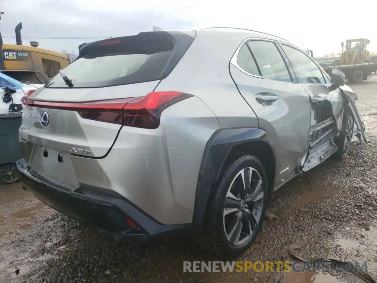 4 Photograph of a damaged car JTHX9JBH6M2049984 LEXUS UX 250H 2021