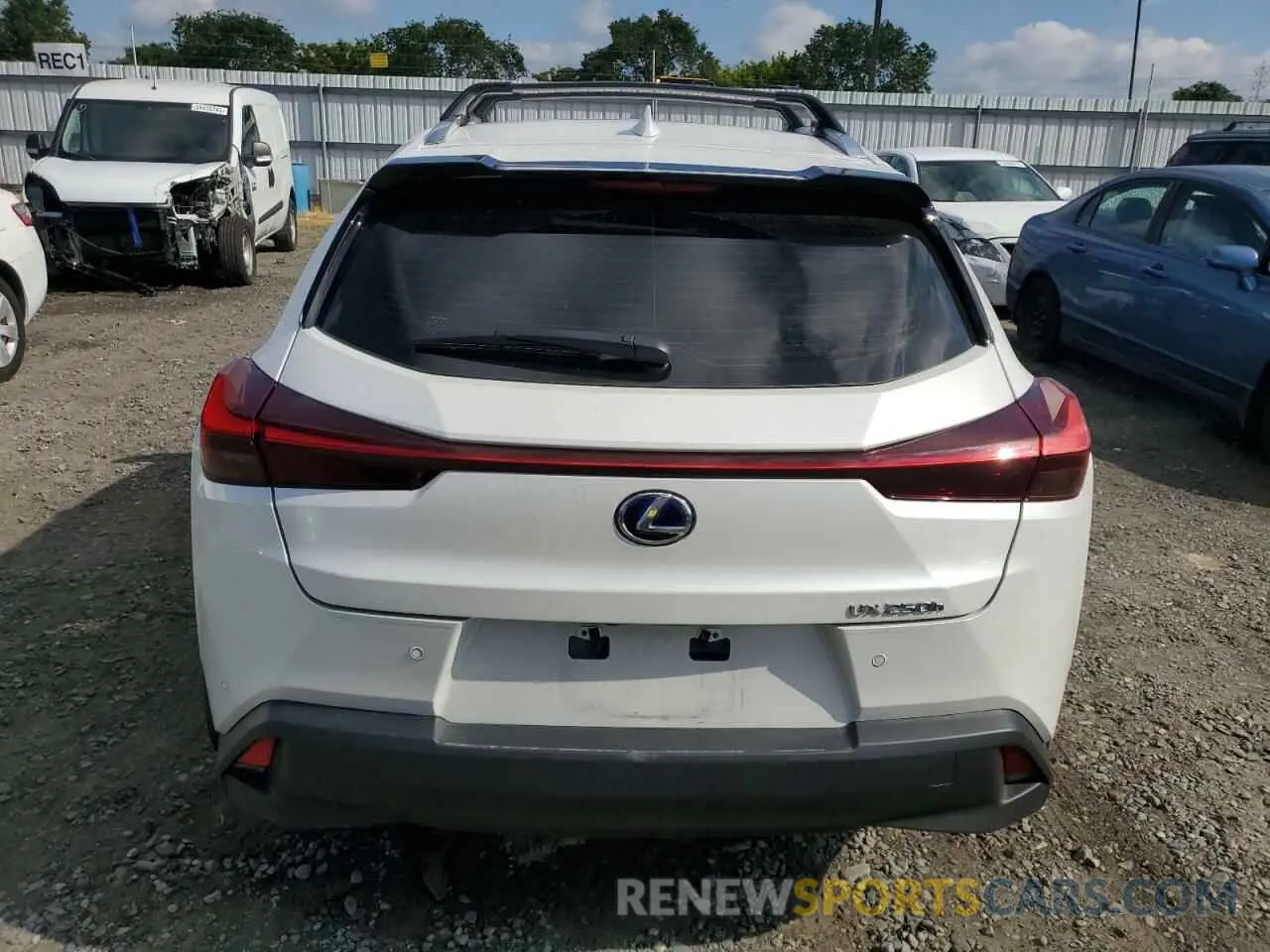 6 Photograph of a damaged car JTHX9JBH6M2052870 LEXUS UX 250H 2021