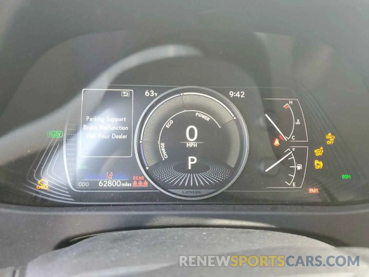 9 Photograph of a damaged car JTHX9JBH6M2052870 LEXUS UX 250H 2021