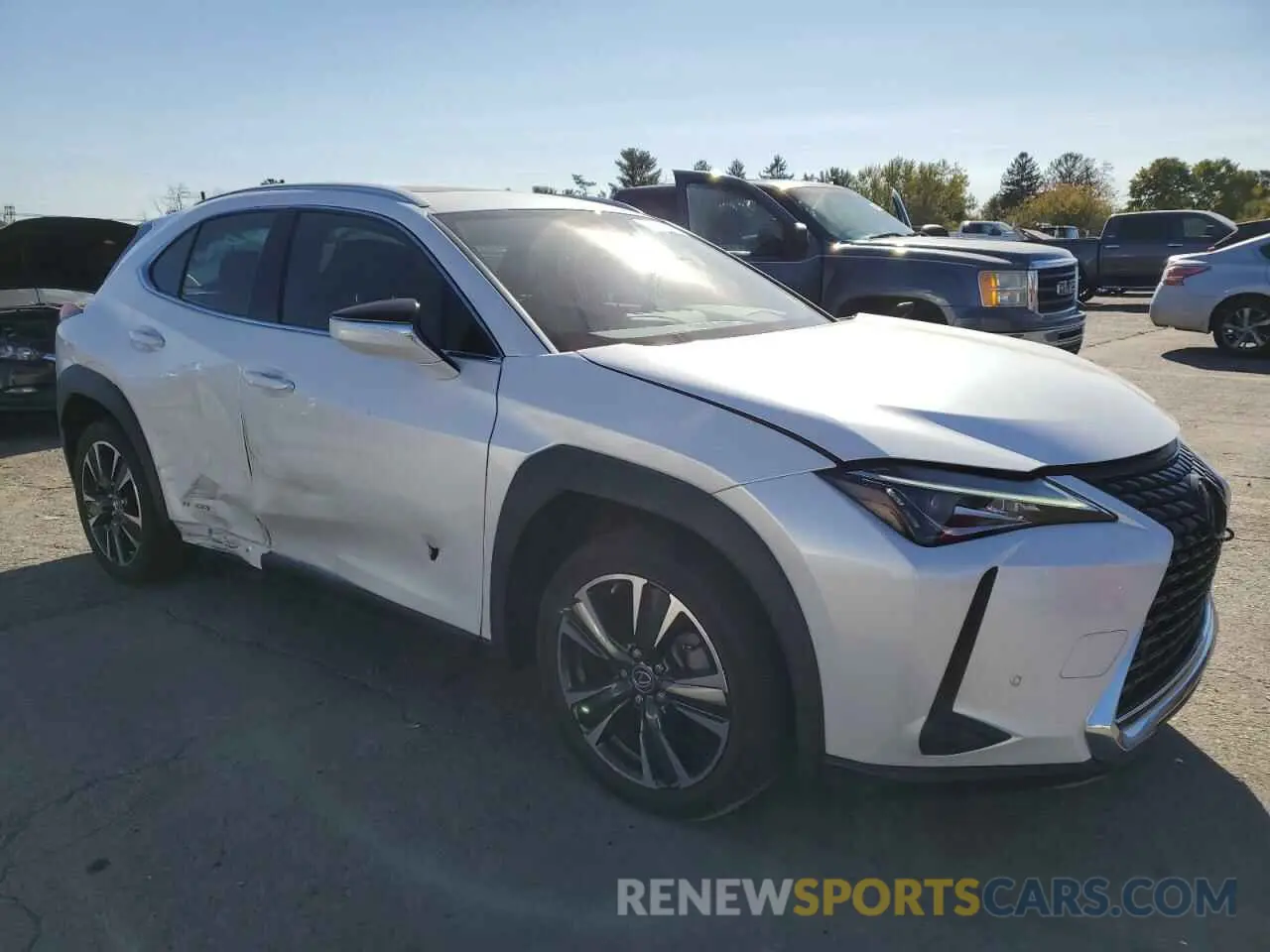 4 Photograph of a damaged car JTHX9JBH7M2040131 LEXUS UX 250H 2021