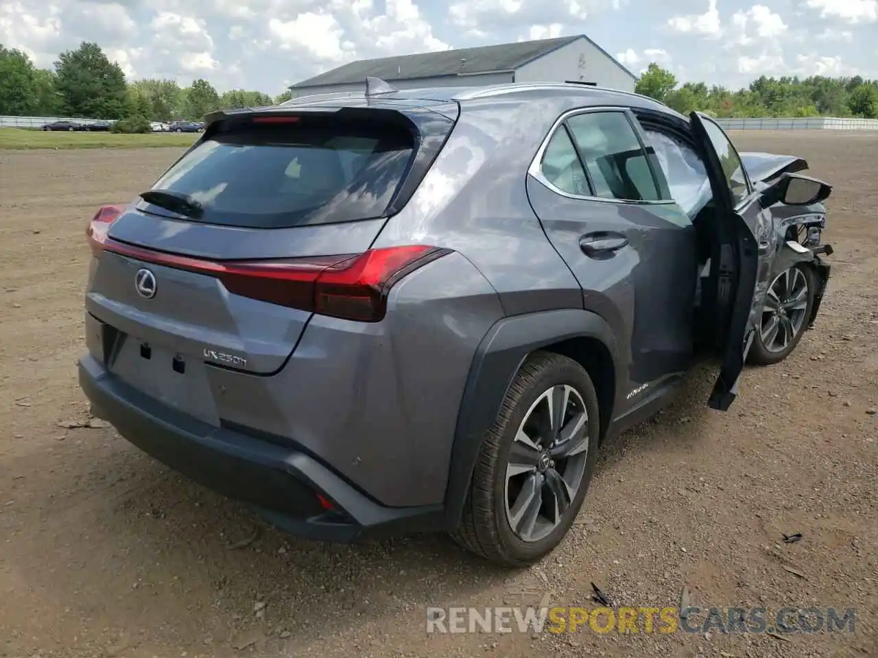 4 Photograph of a damaged car JTHX9JBH8M2044978 LEXUS UX 250H 2021