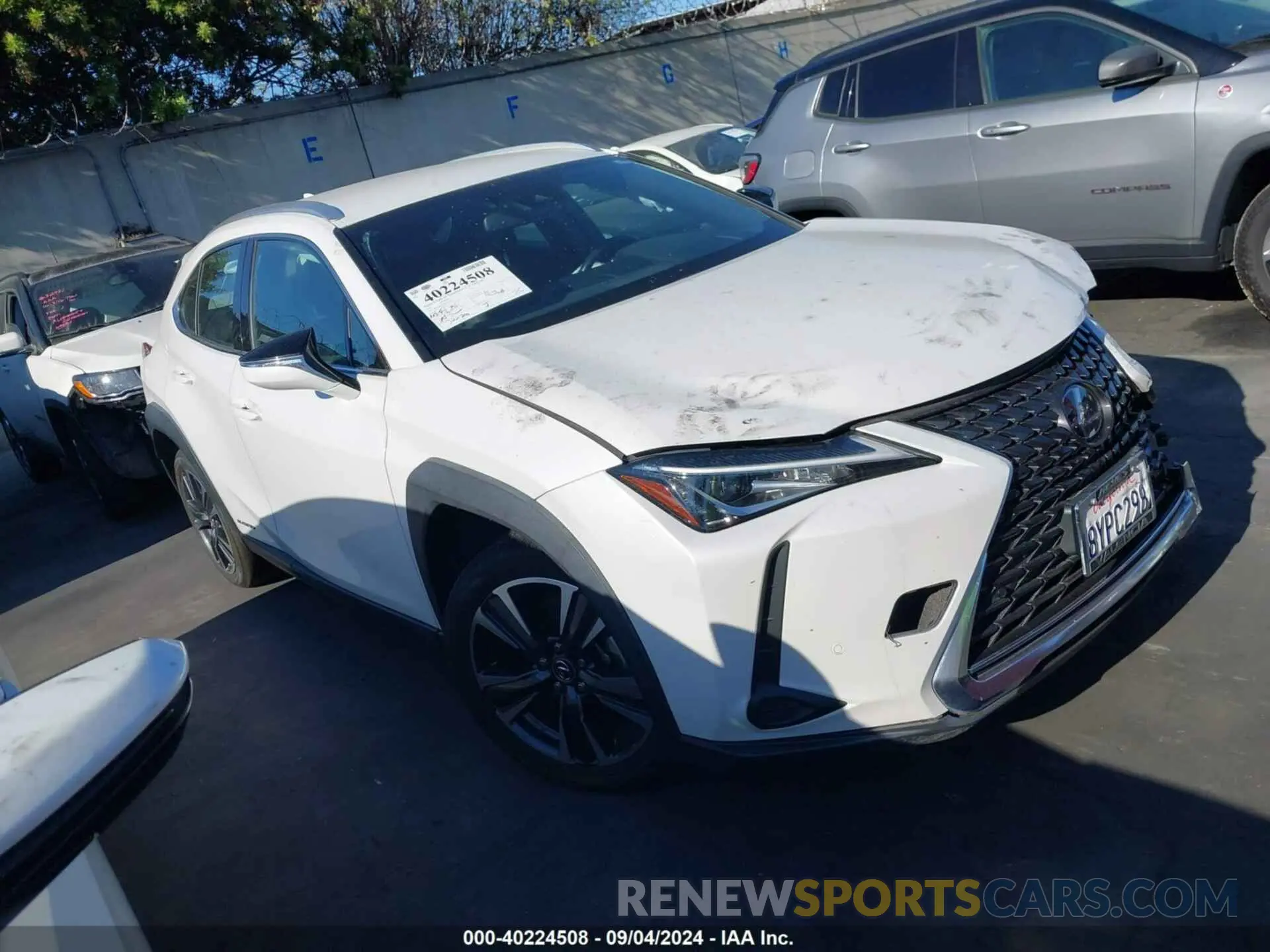 1 Photograph of a damaged car JTHX9JBH9M2053205 LEXUS UX 250H 2021