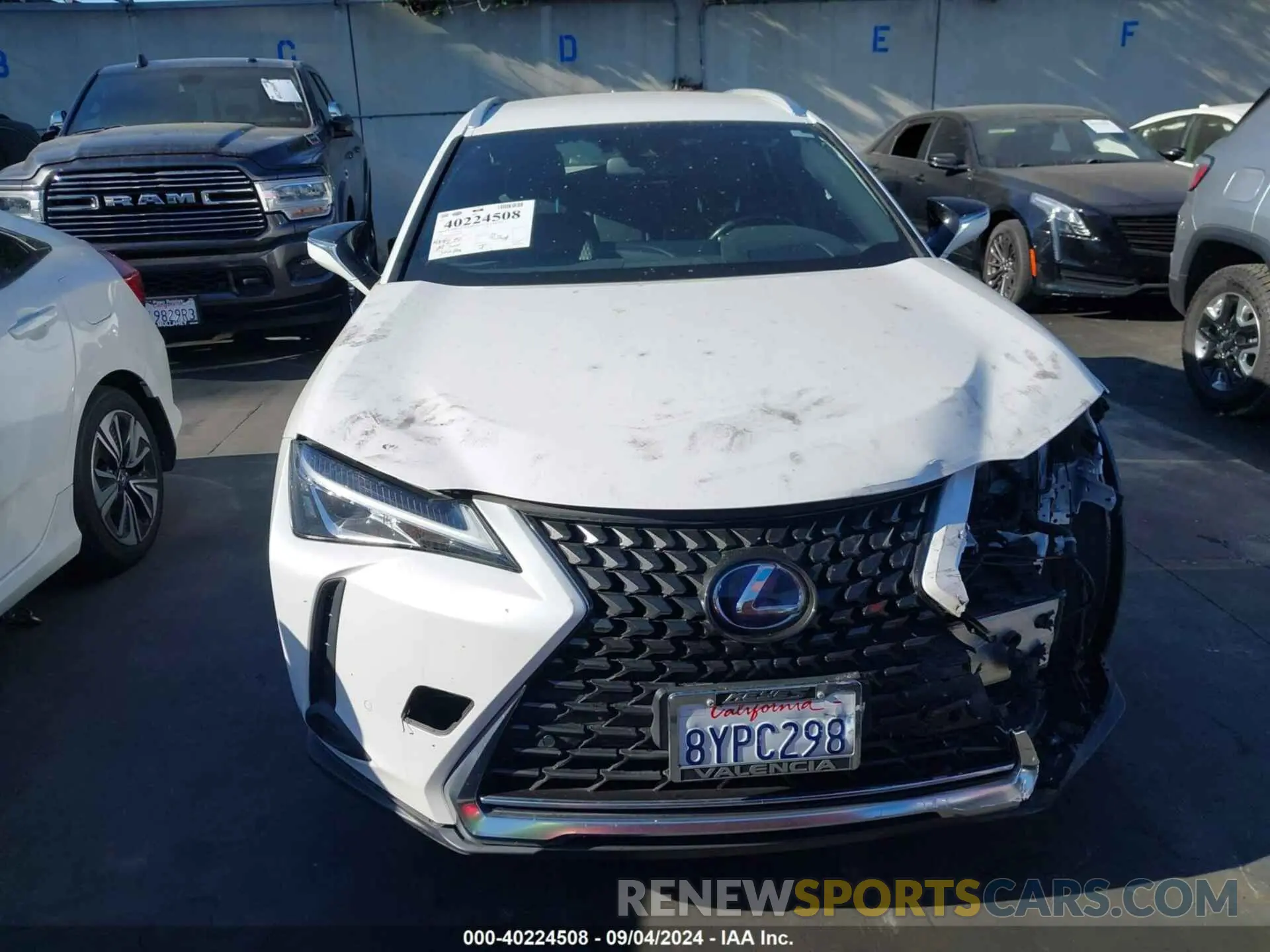 13 Photograph of a damaged car JTHX9JBH9M2053205 LEXUS UX 250H 2021