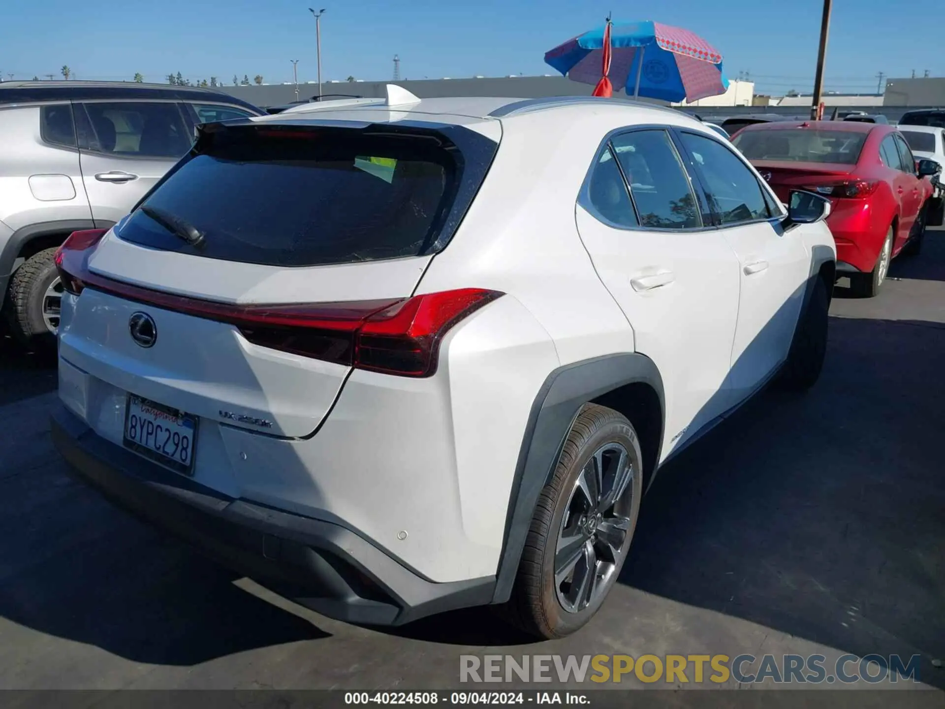 4 Photograph of a damaged car JTHX9JBH9M2053205 LEXUS UX 250H 2021