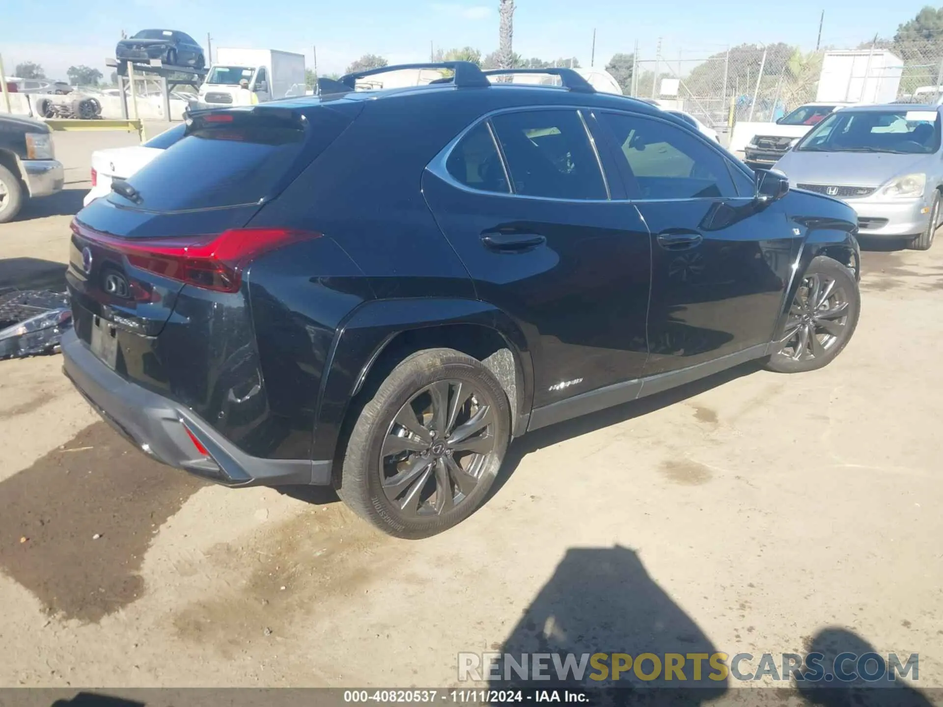 4 Photograph of a damaged car JTHE9JBH9N2061071 LEXUS UX 250H 2022