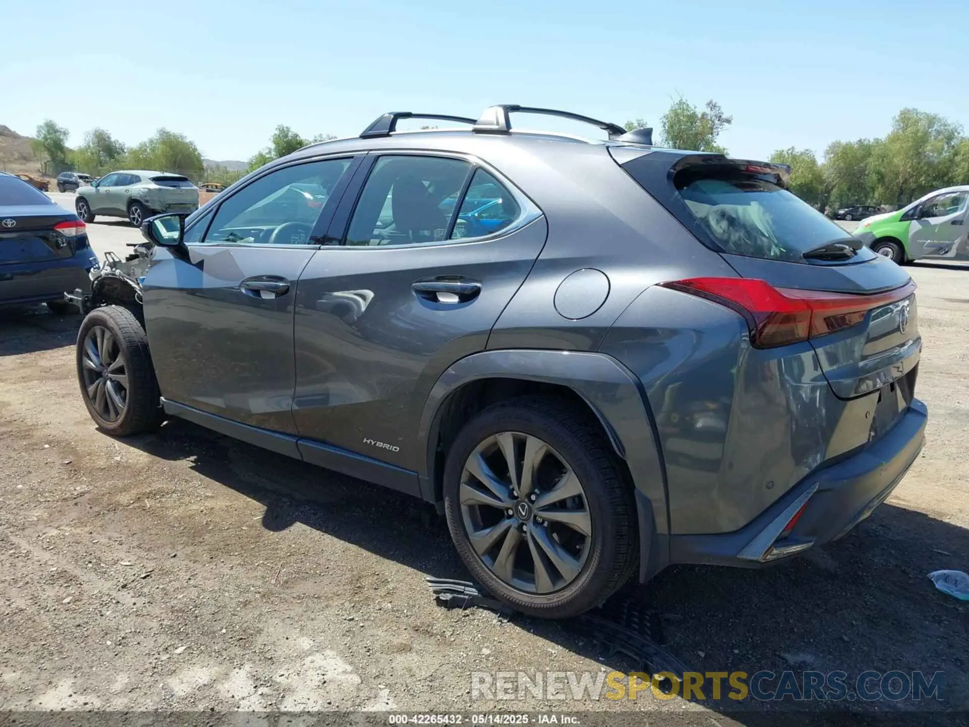 3 Photograph of a damaged car JTHE9JBHXN2057109 LEXUS UX 250H 2022