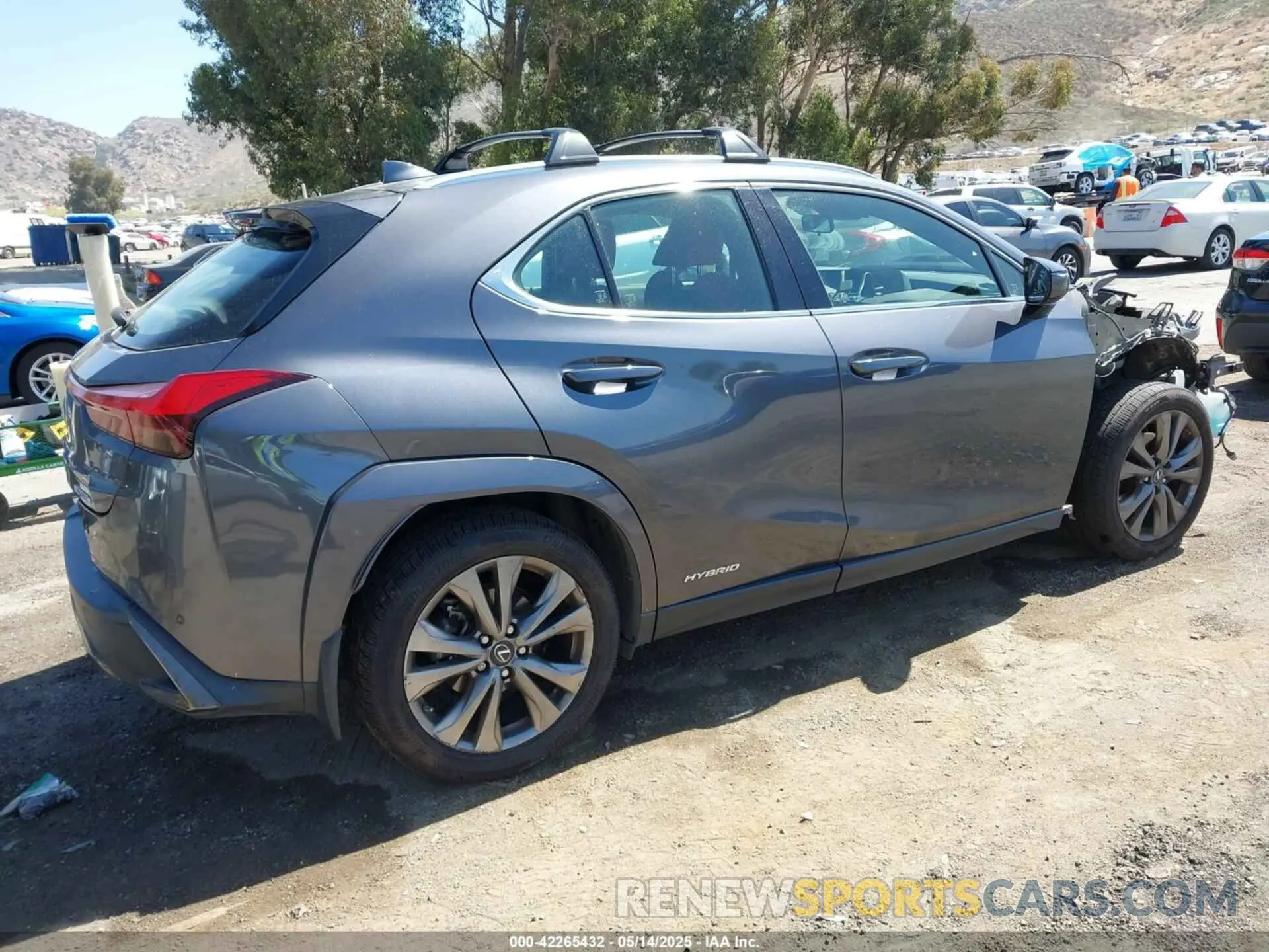 4 Photograph of a damaged car JTHE9JBHXN2057109 LEXUS UX 250H 2022