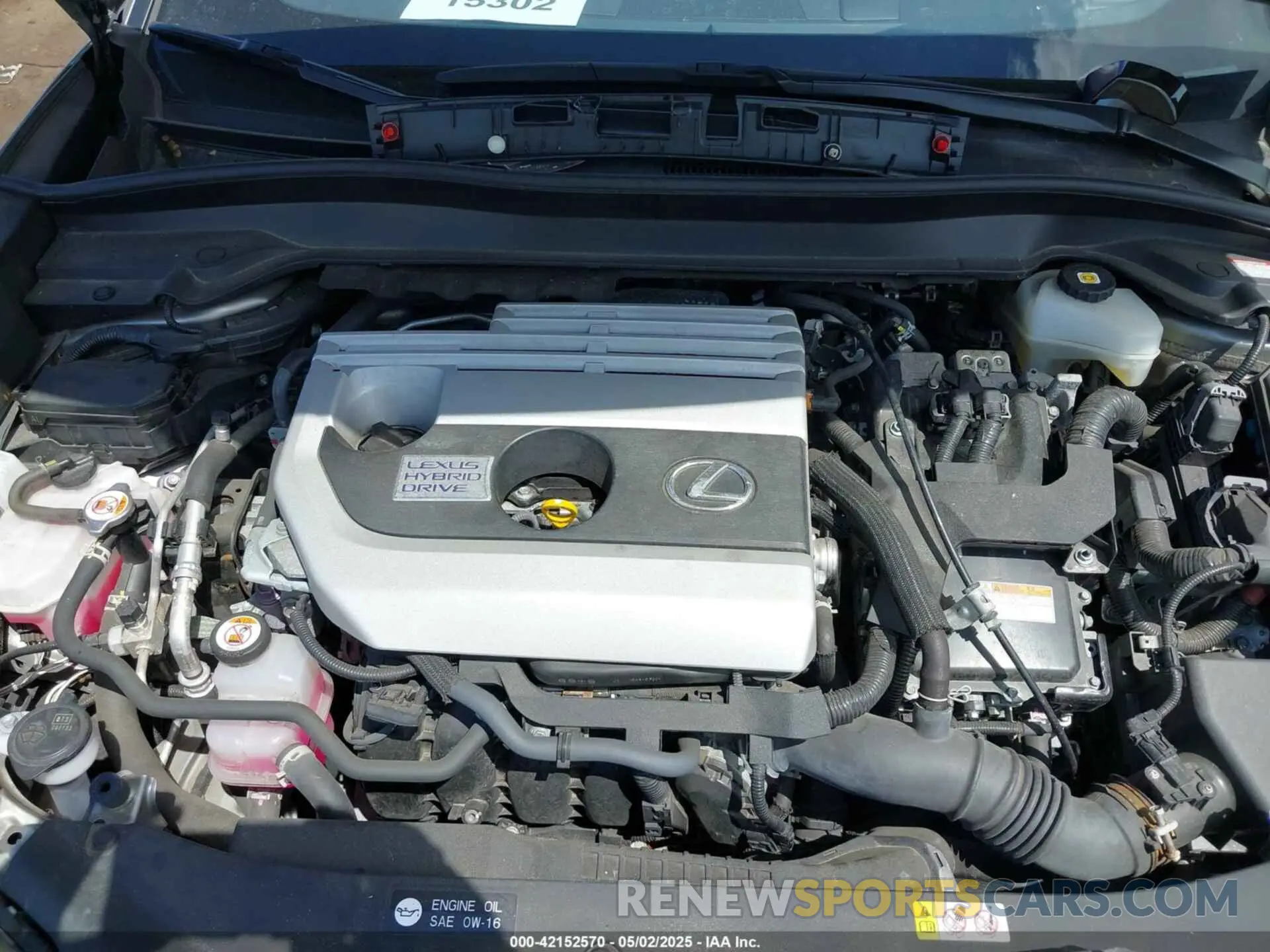 10 Photograph of a damaged car JTHP9JBHXN2054896 LEXUS UX 250H 2022