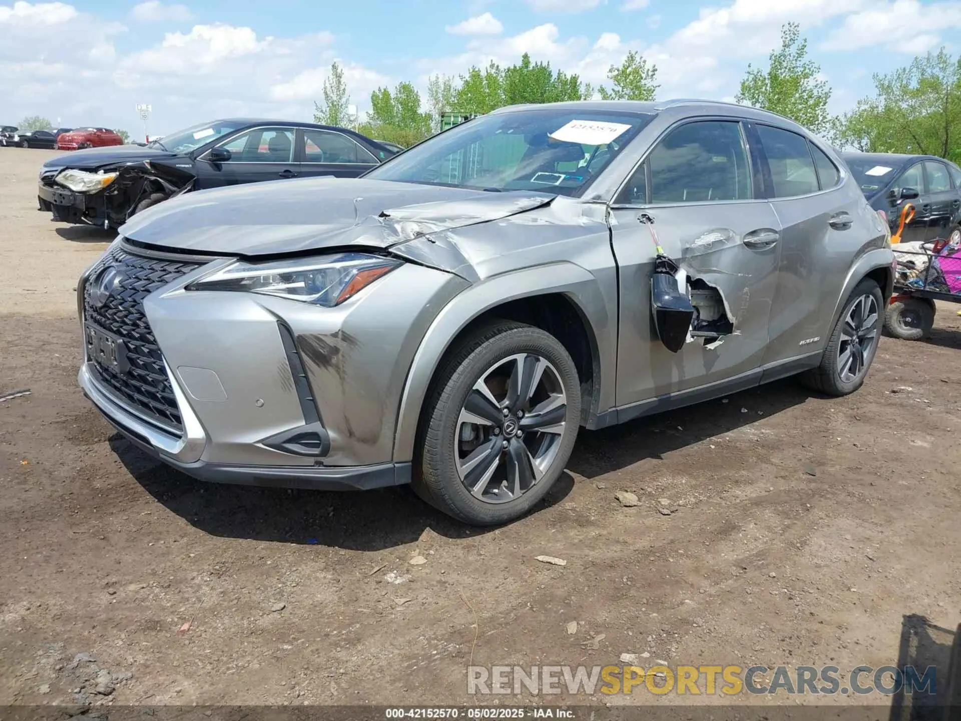 2 Photograph of a damaged car JTHP9JBHXN2054896 LEXUS UX 250H 2022